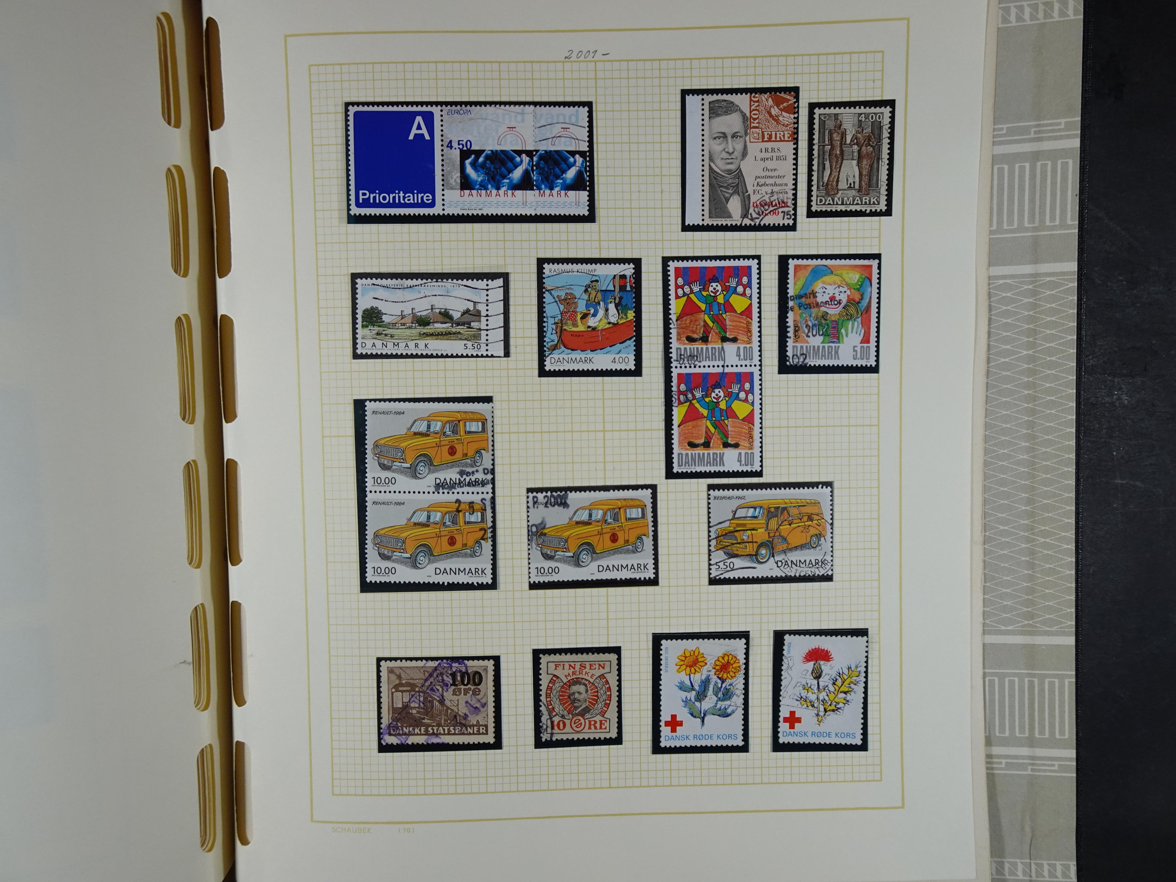 Oude KABE album met Europa letters A - D. 
Mooie verzameling veel beter materiaal. 200