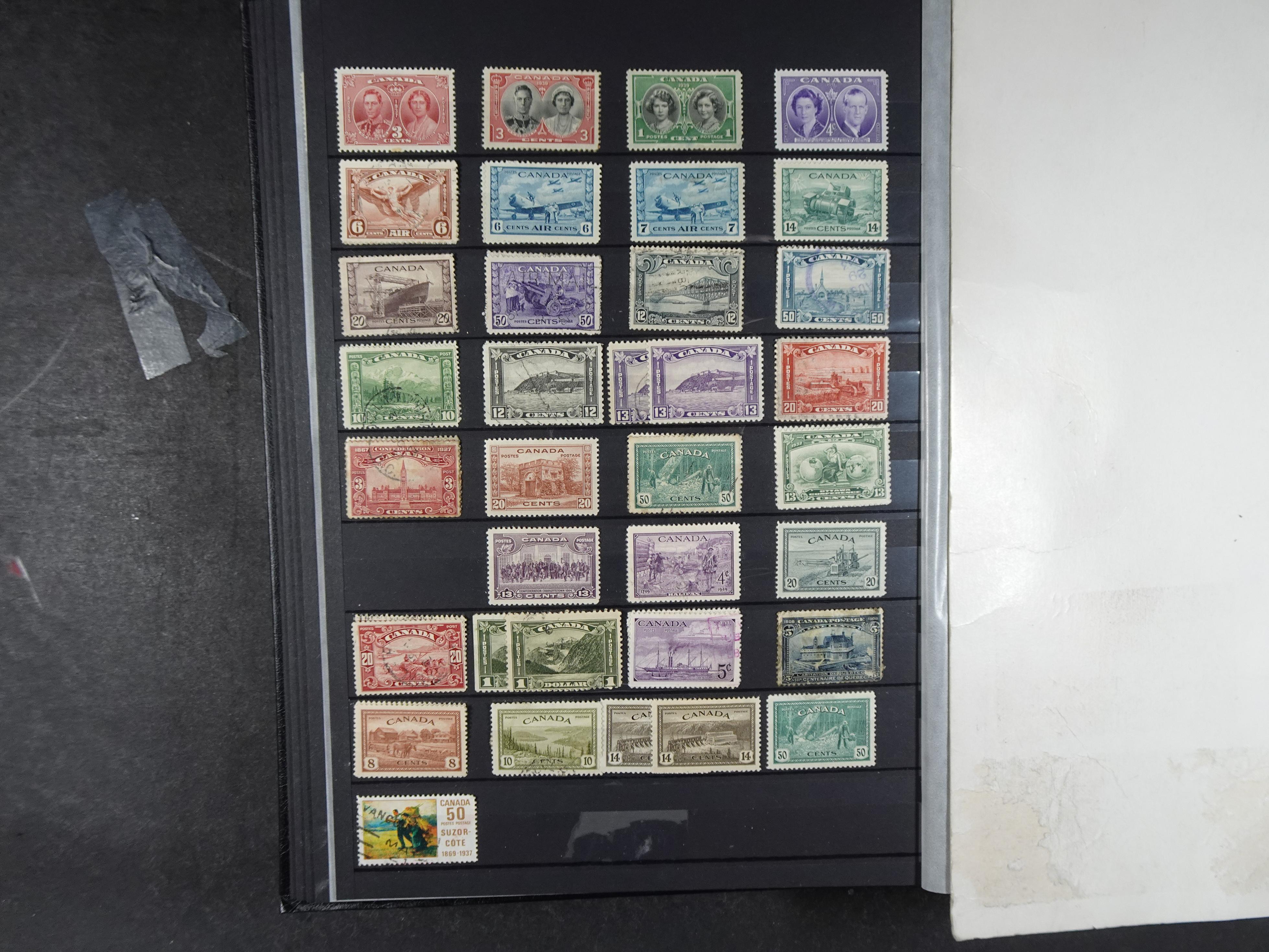 + Newfoundland veel dubbel op elkaar gestoken, mooie verzameling. 8