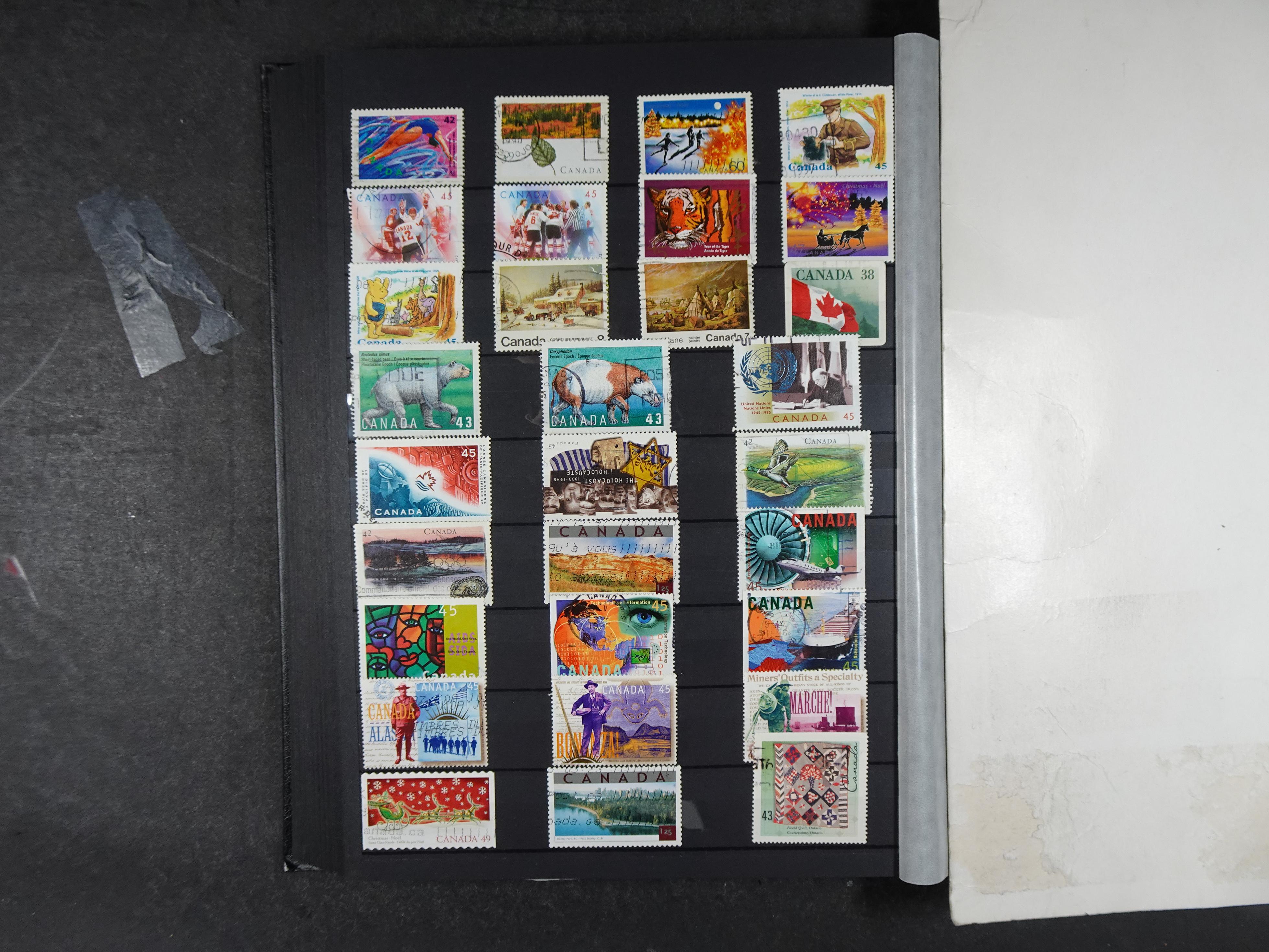 + Newfoundland veel dubbel op elkaar gestoken, mooie verzameling. 36