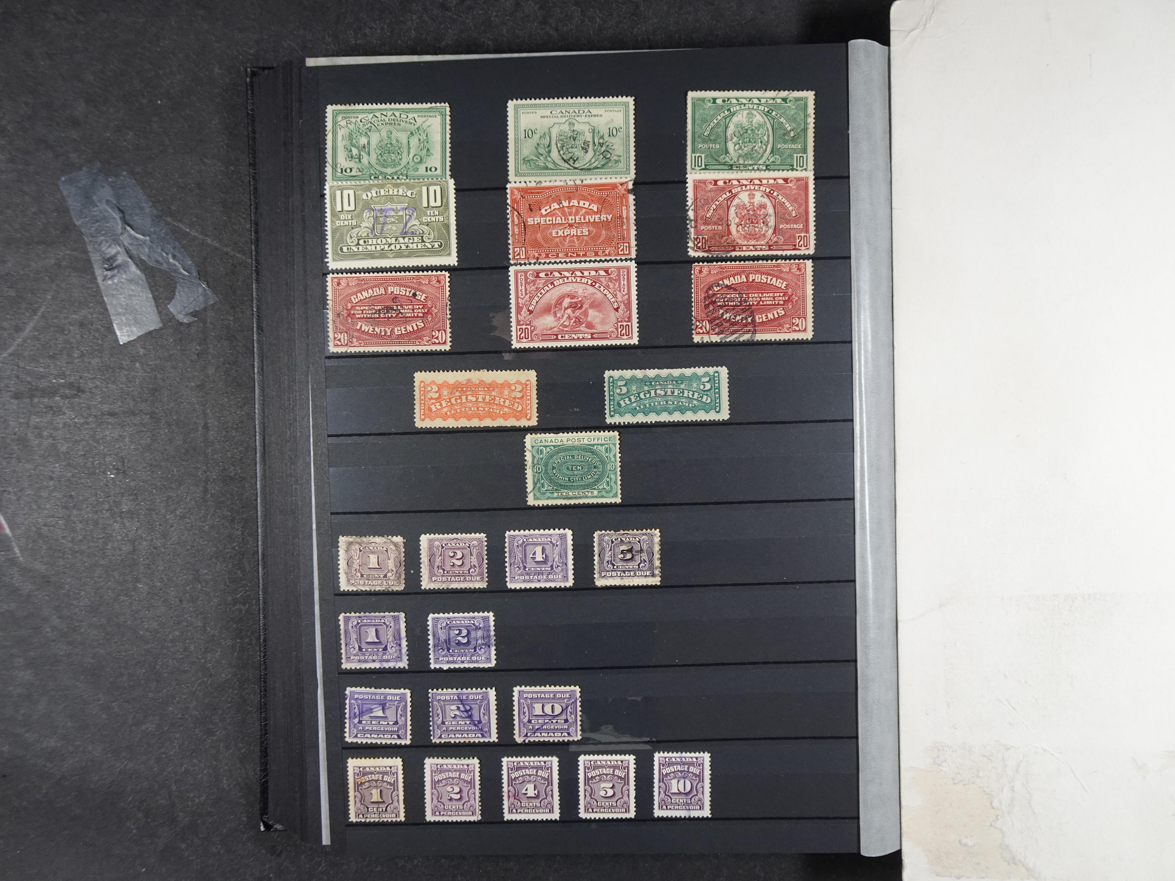 + Newfoundland veel dubbel op elkaar gestoken, mooie verzameling. 46