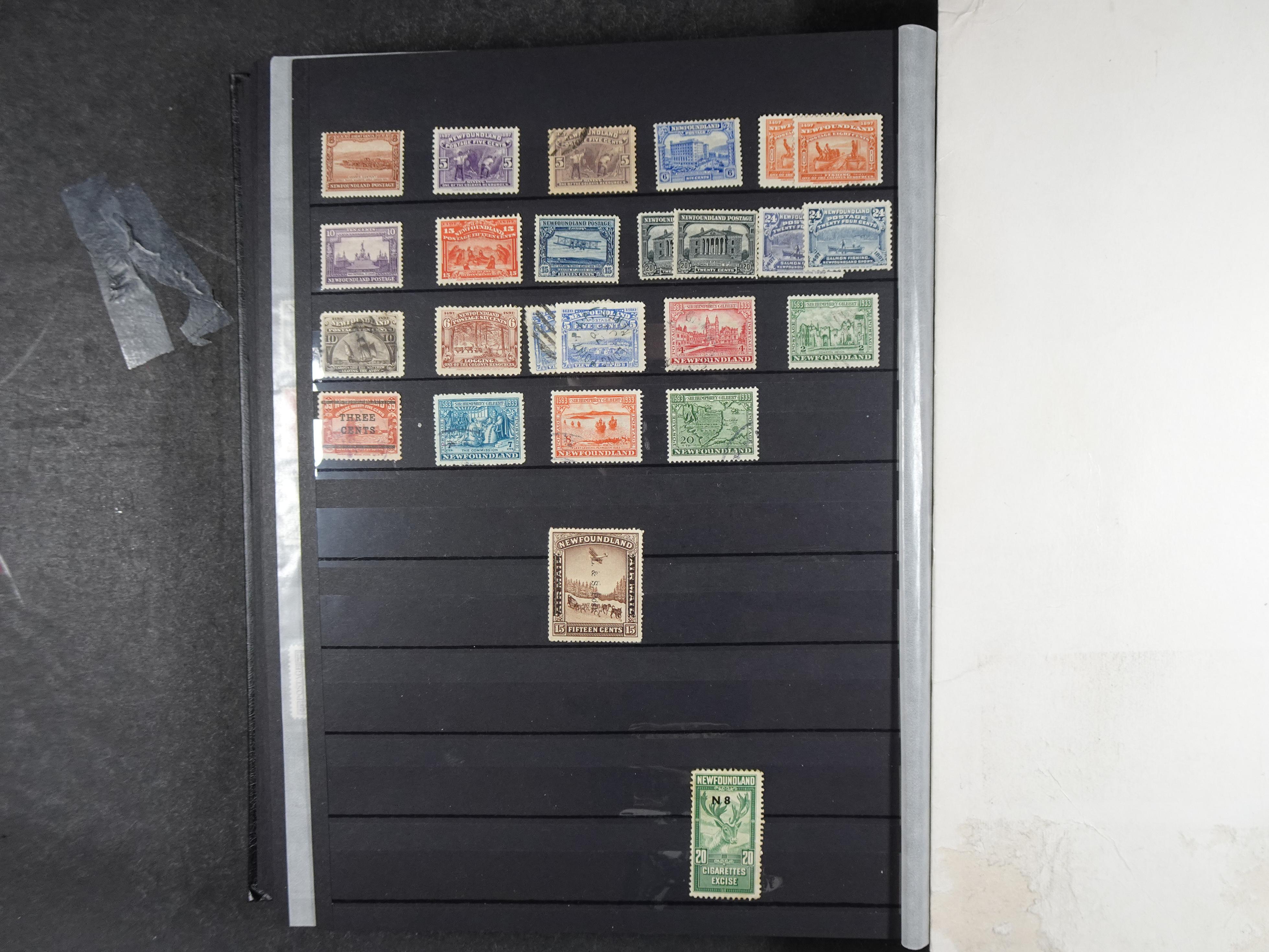 + Newfoundland veel dubbel op elkaar gestoken, mooie verzameling. 54