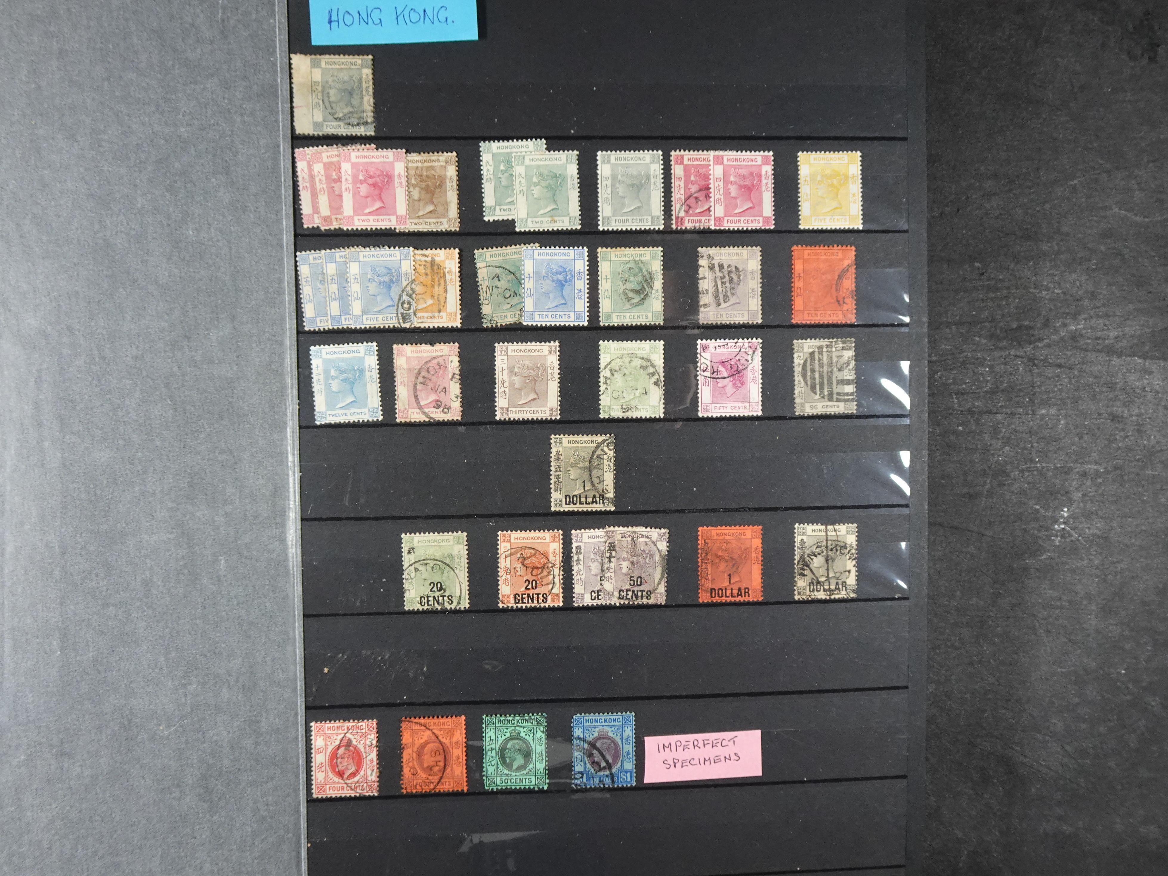 O.A.Hong Kong goed aanwezig vaak dubbel op elkaar gestoken, hoge waarde.