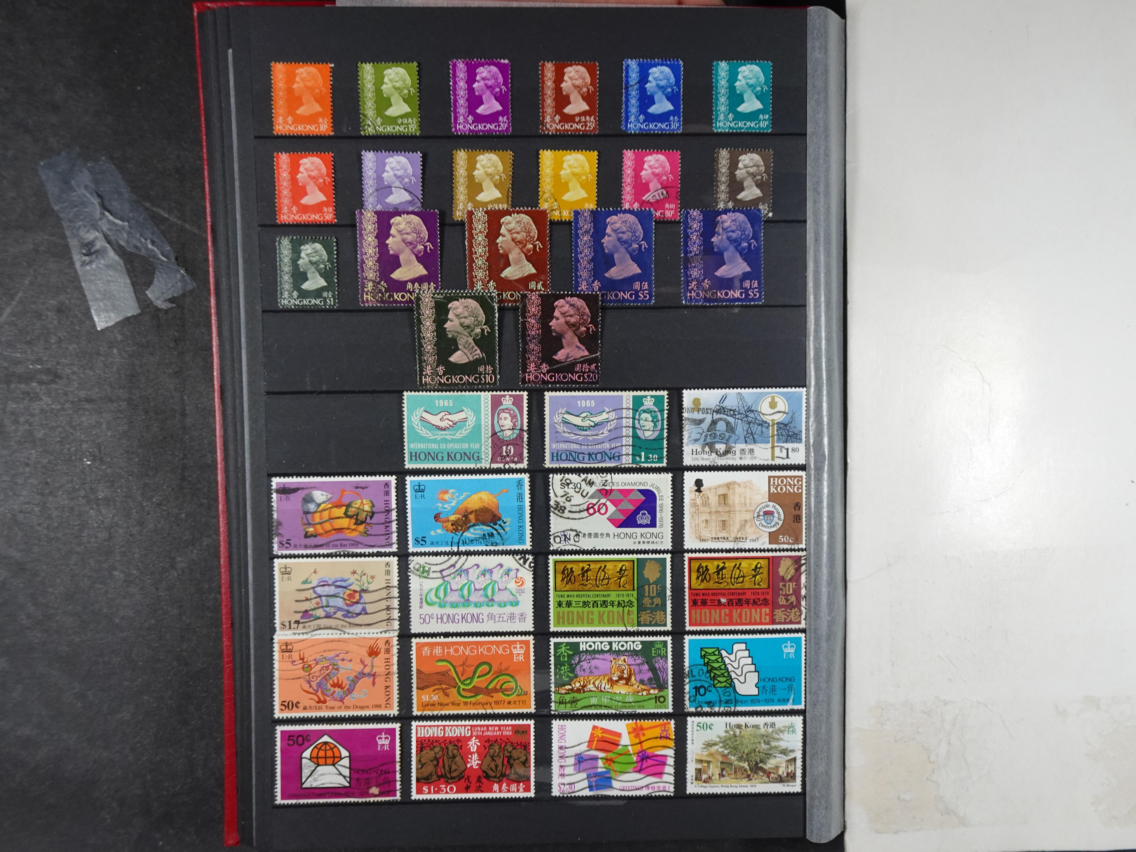 O.A.Hong Kong goed aanwezig vaak dubbel op elkaar gestoken, hoge waarde. 10