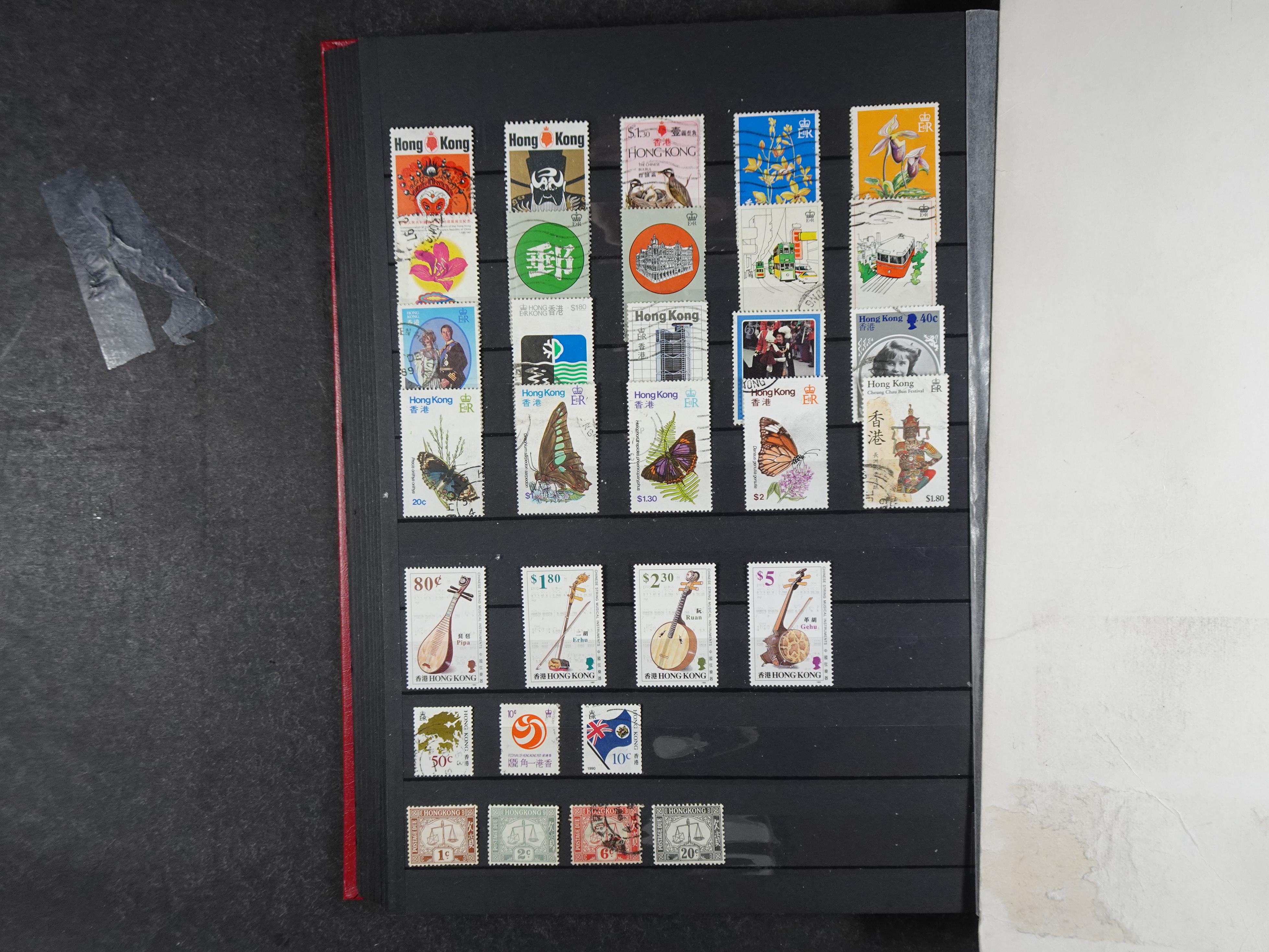 O.A.Hong Kong goed aanwezig vaak dubbel op elkaar gestoken, hoge waarde. 20