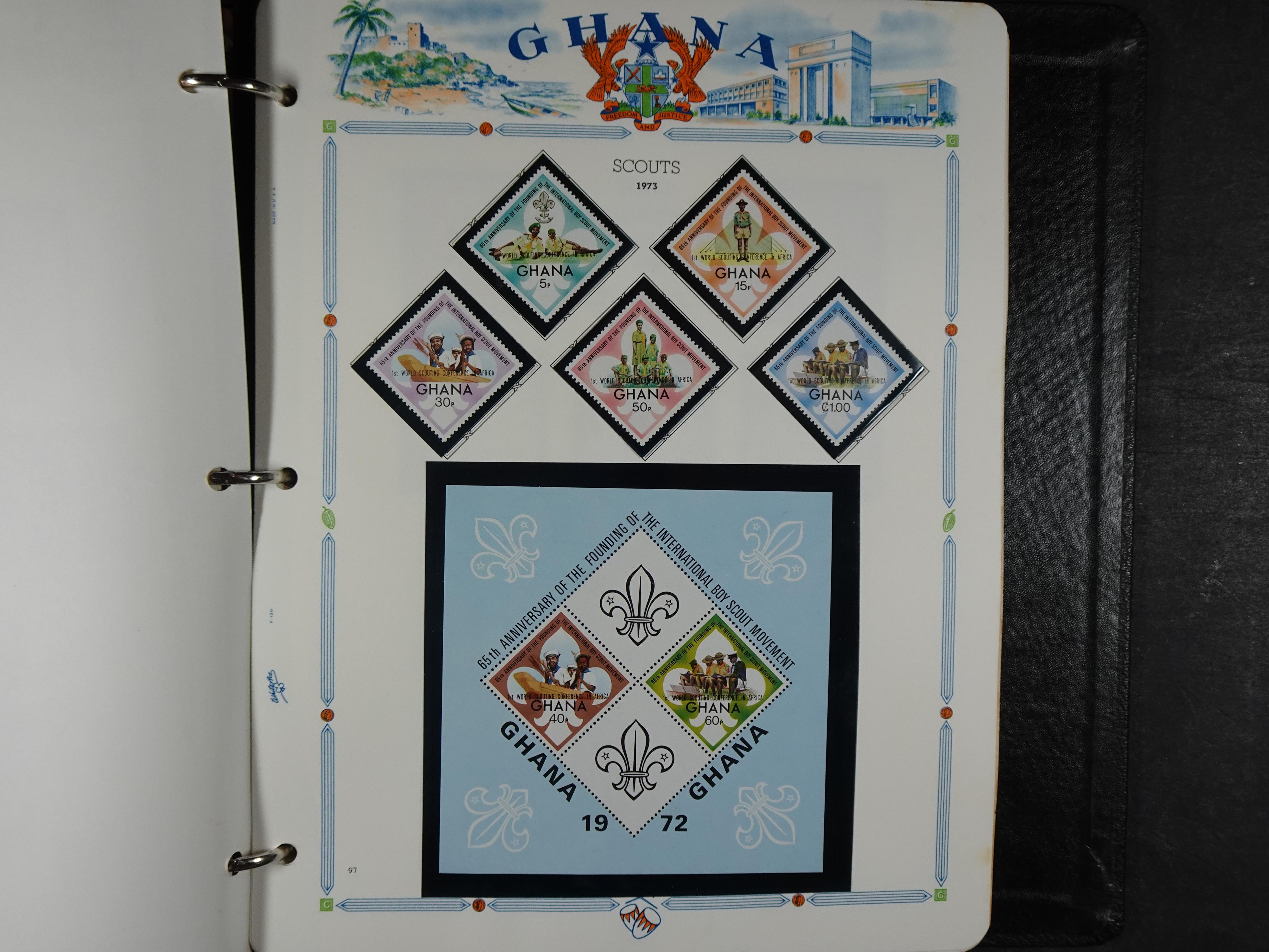 Mooie collectie t/m 1980 compleet en enkel blokje/ serie gestempeld. 94