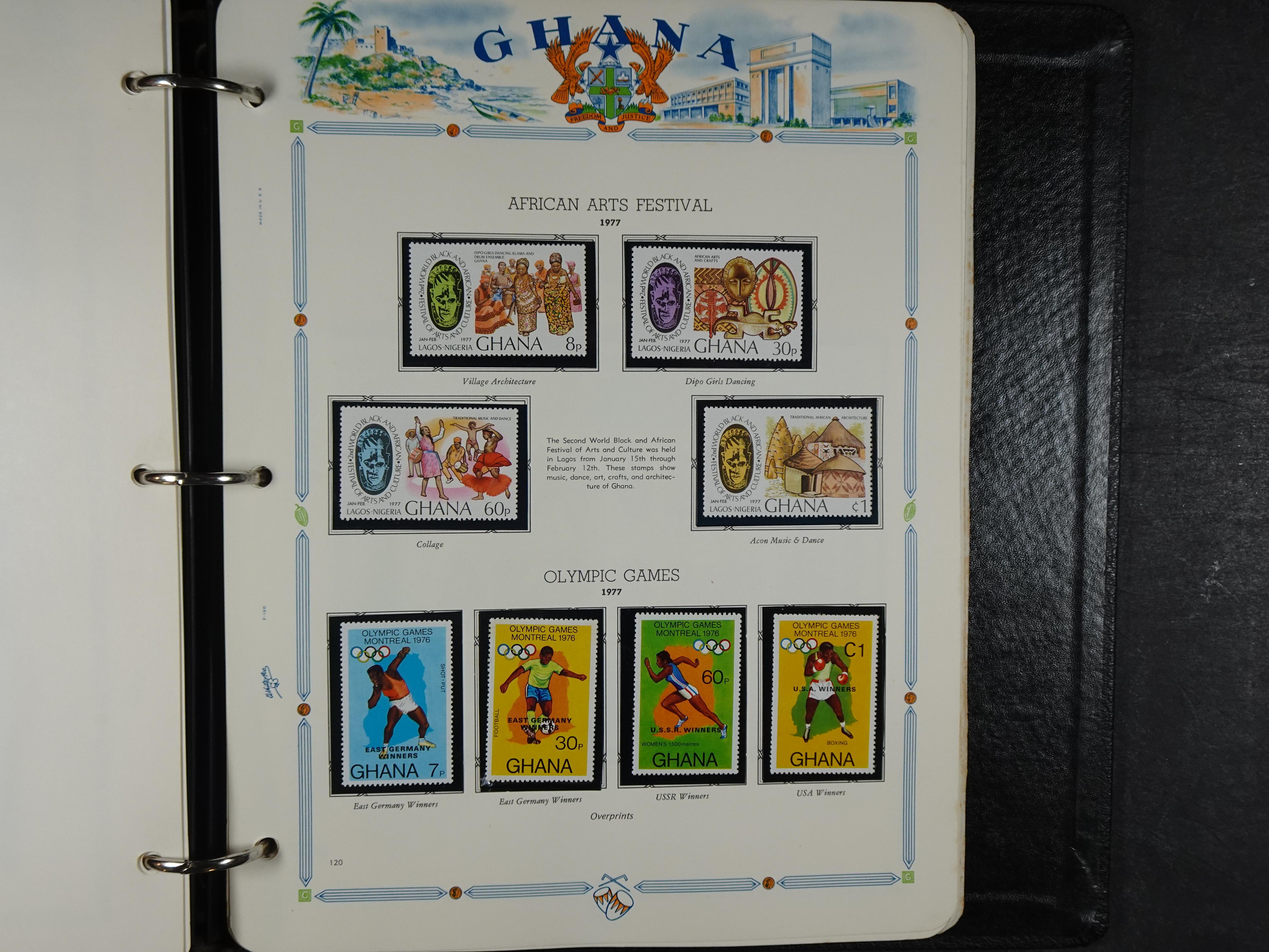 Mooie collectie t/m 1980 compleet en enkel blokje/ serie gestempeld. 123