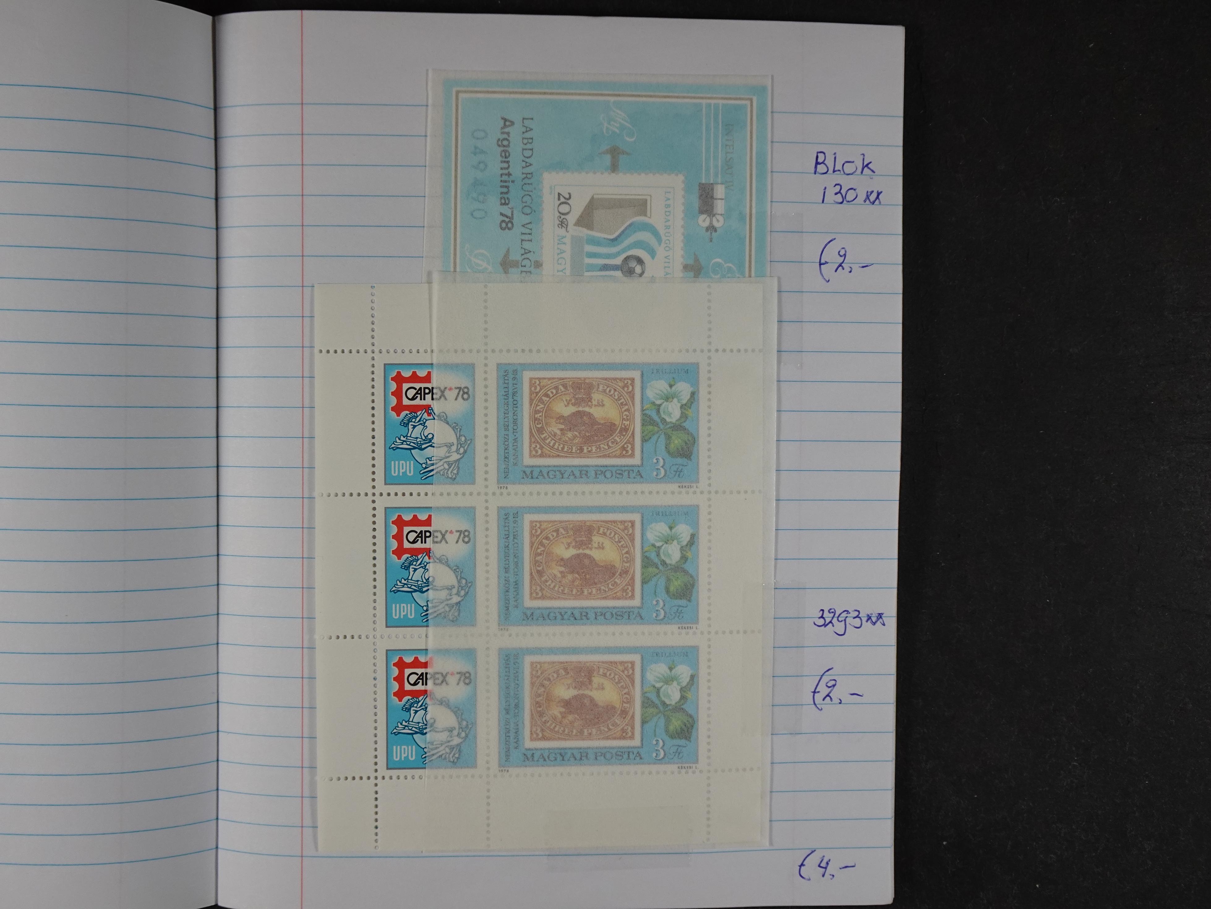 Mooie partij gelopen Rondzendboekjes.
Veel postfris.
Enorme restwaarde 5