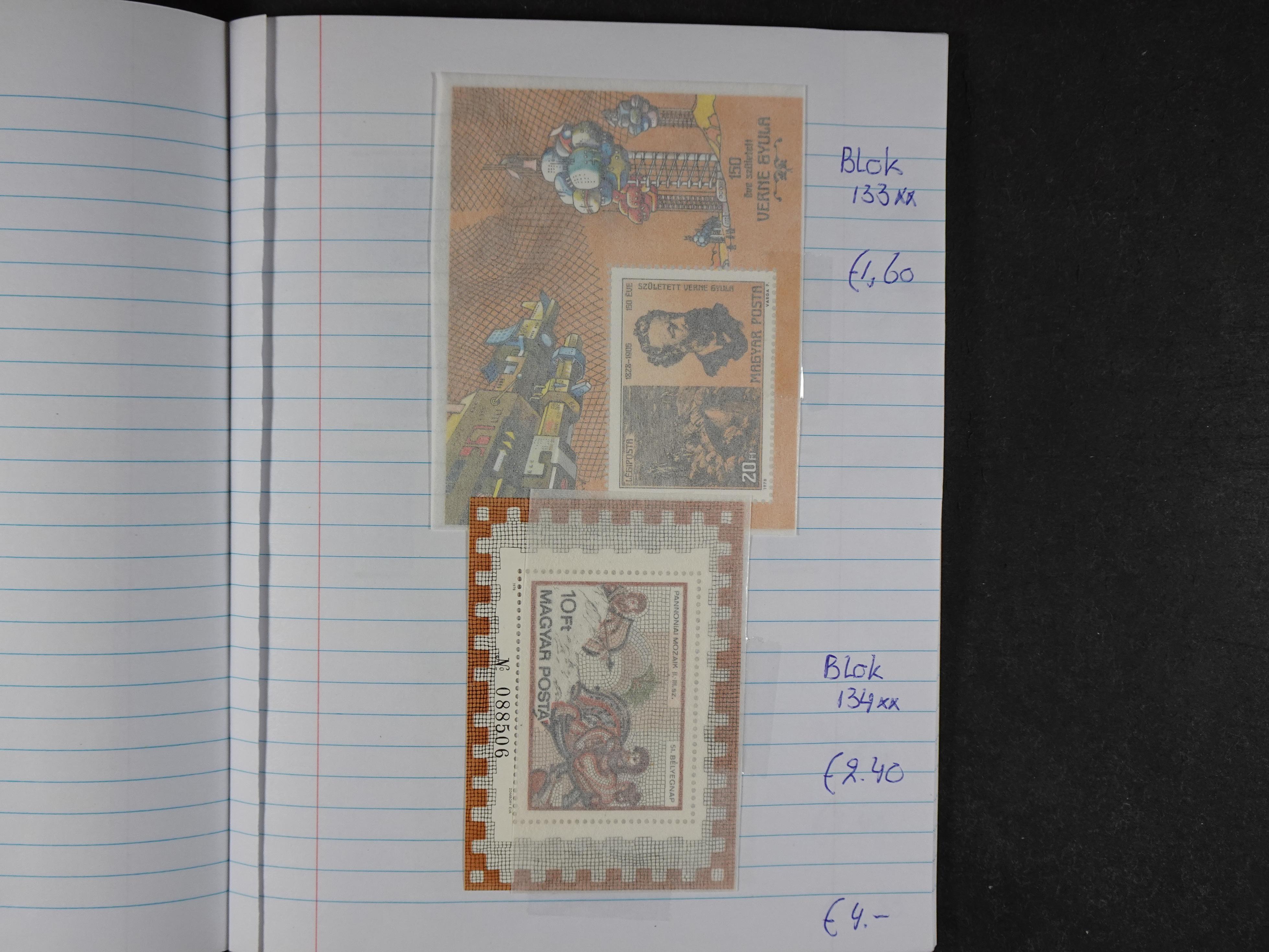 Mooie partij gelopen Rondzendboekjes.
Veel postfris.
Enorme restwaarde 6