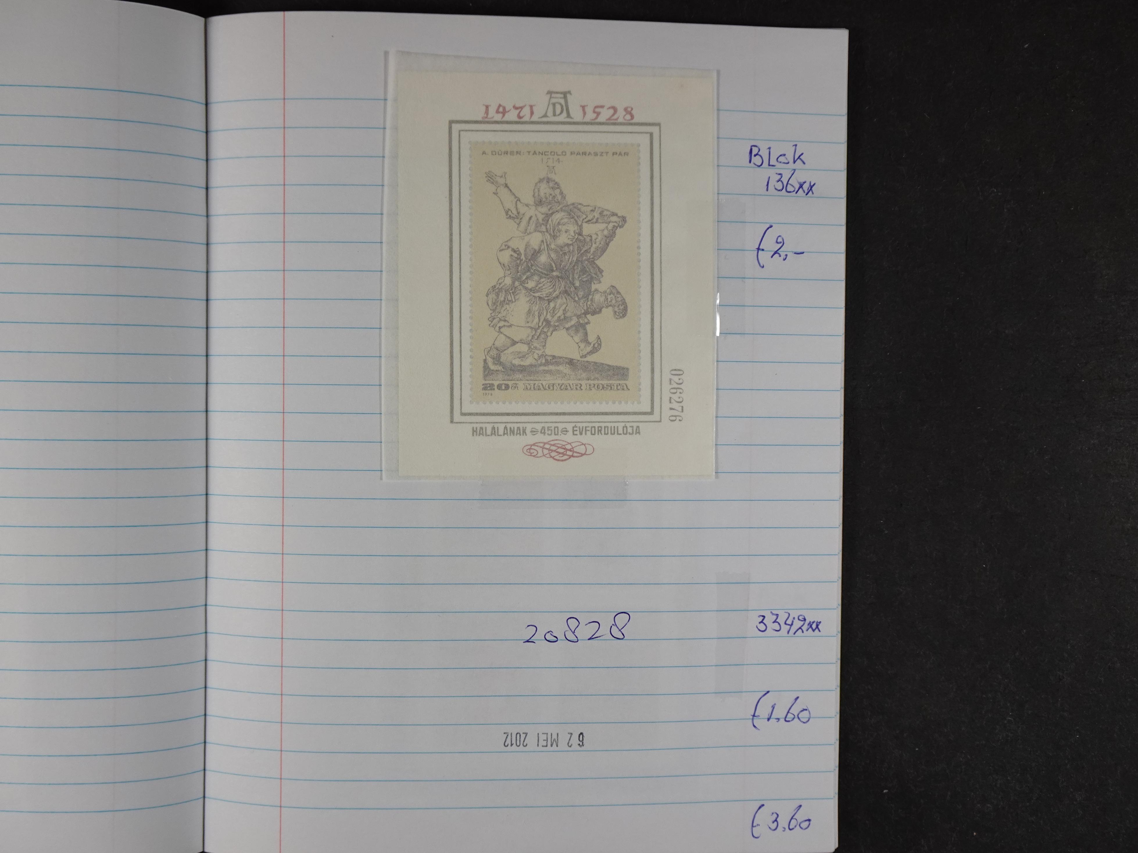 Mooie partij gelopen Rondzendboekjes.
Veel postfris.
Enorme restwaarde 8