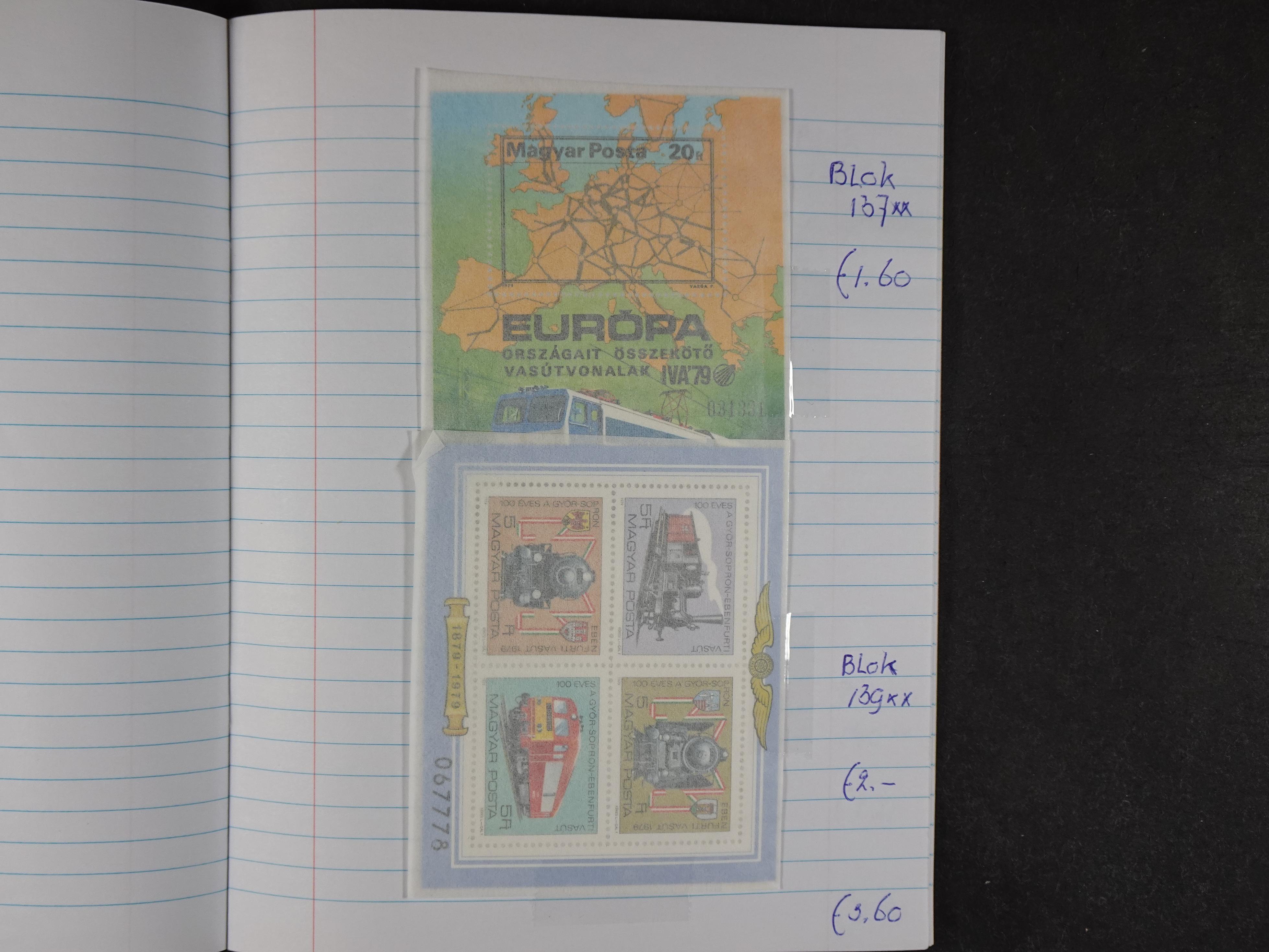 Mooie partij gelopen Rondzendboekjes.
Veel postfris.
Enorme restwaarde 9