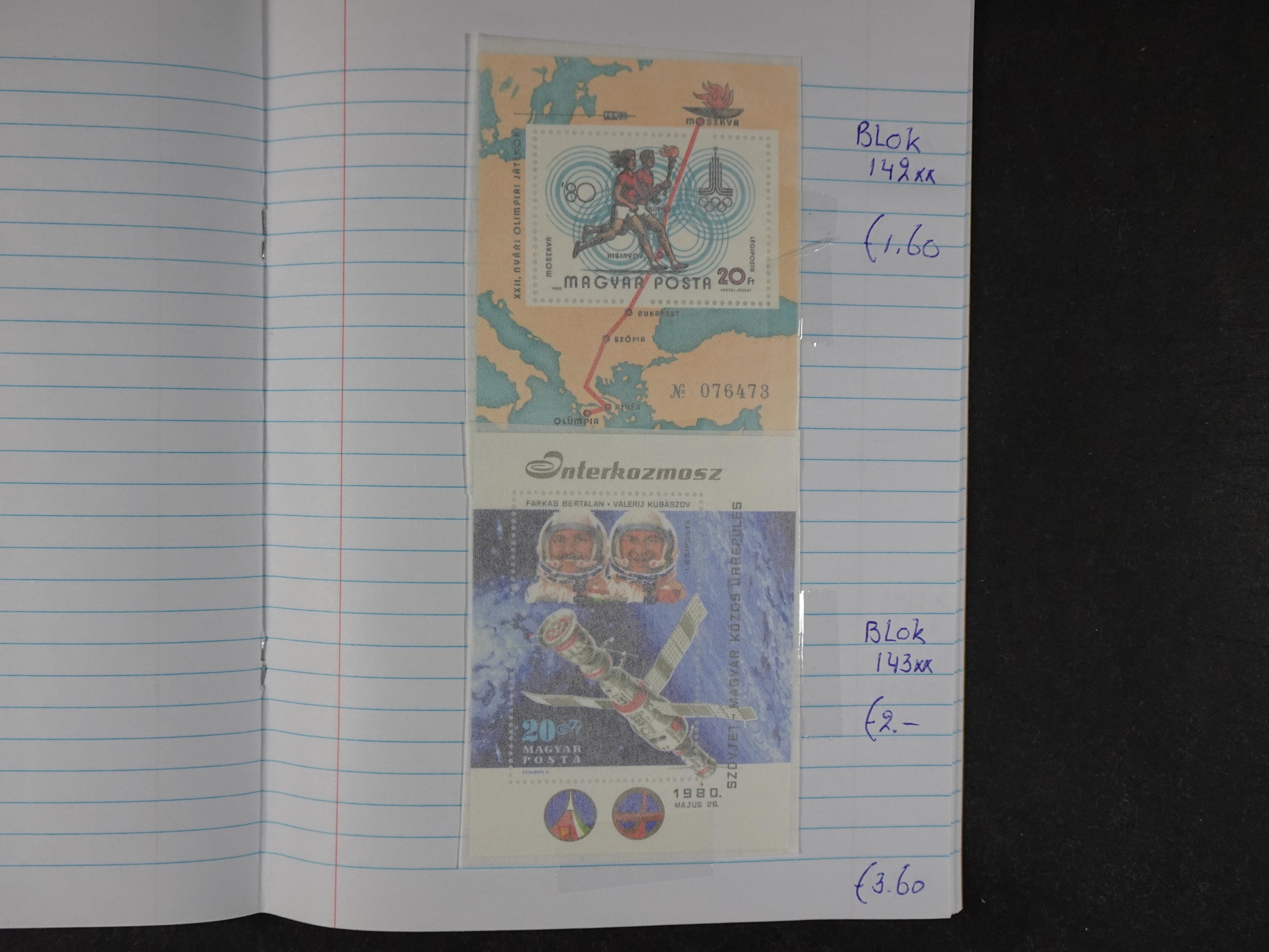 Mooie partij gelopen Rondzendboekjes.
Veel postfris.
Enorme restwaarde 12