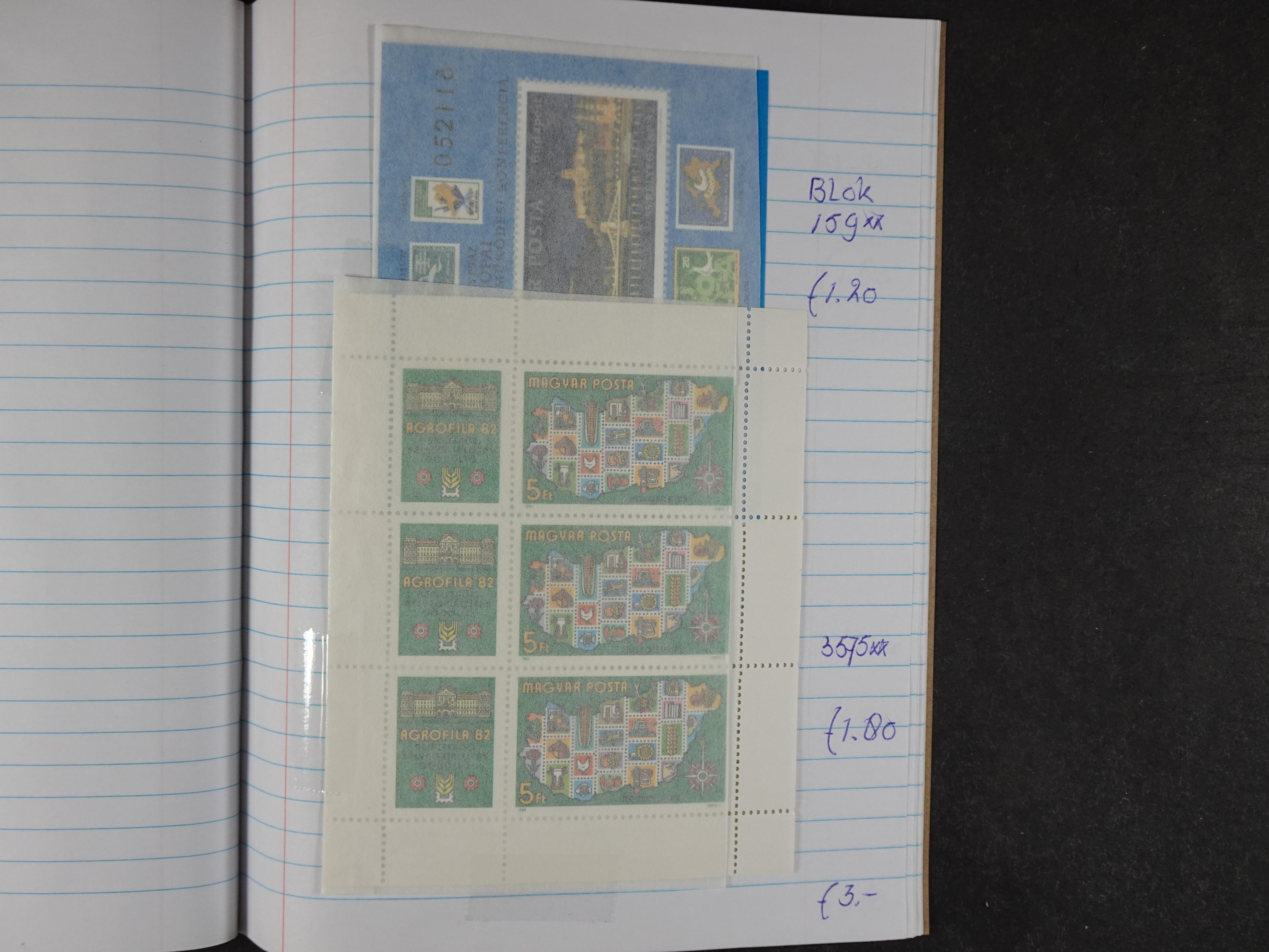 Mooie partij gelopen Rondzendboekjes.
Veel postfris.
Enorme restwaarde 21