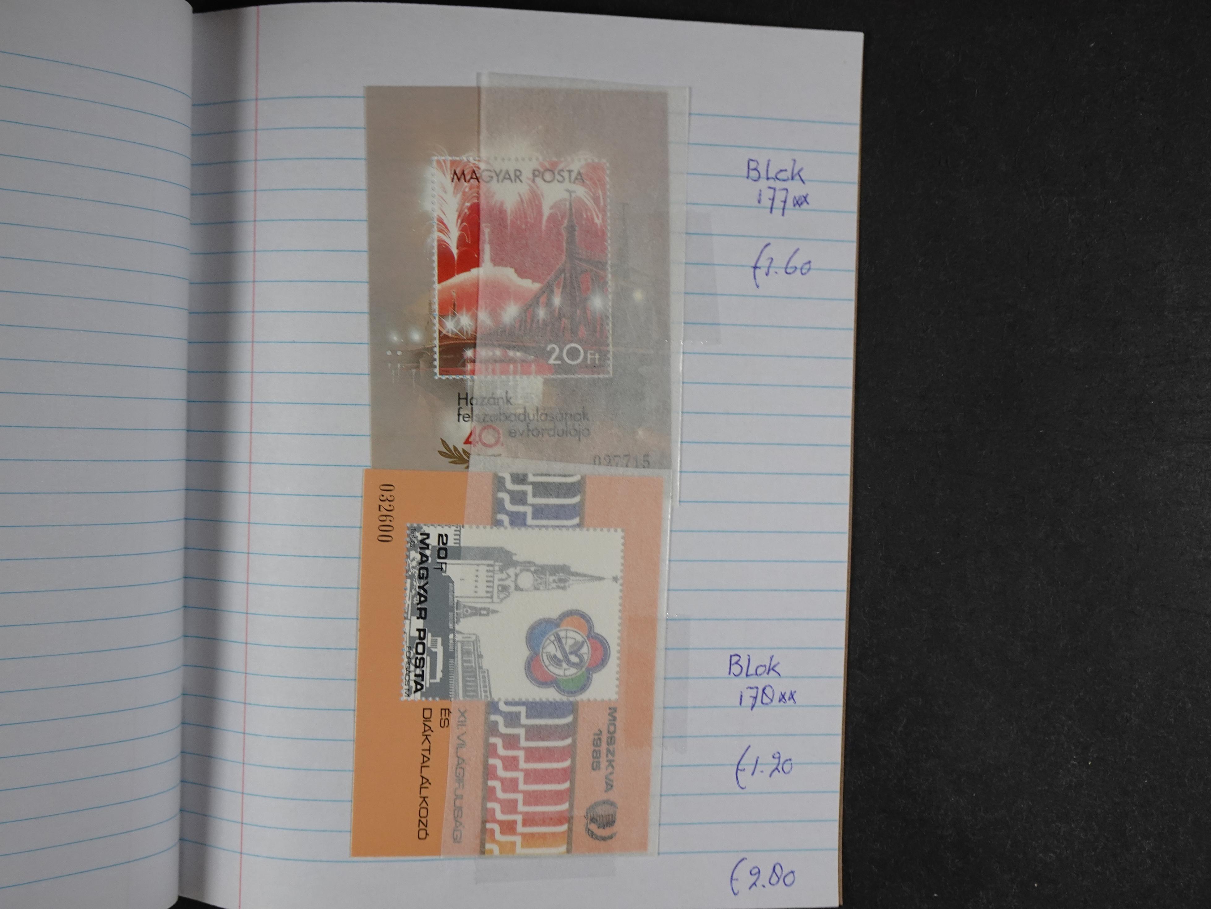 Mooie partij gelopen Rondzendboekjes.
Veel postfris.
Enorme restwaarde 29