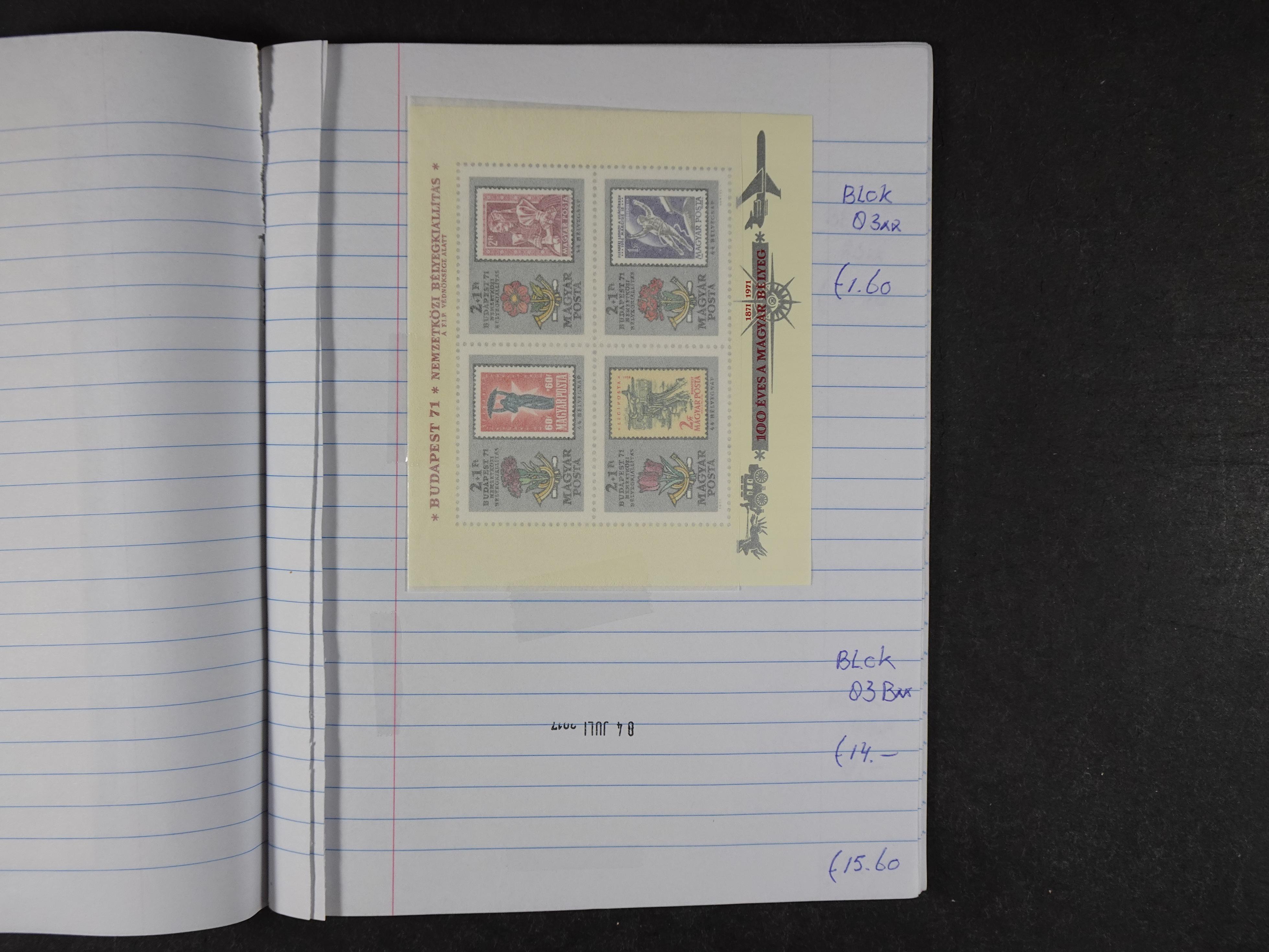 Mooie partij gelopen Rondzendboekjes.
Veel postfris.
Enorme restwaarde 38