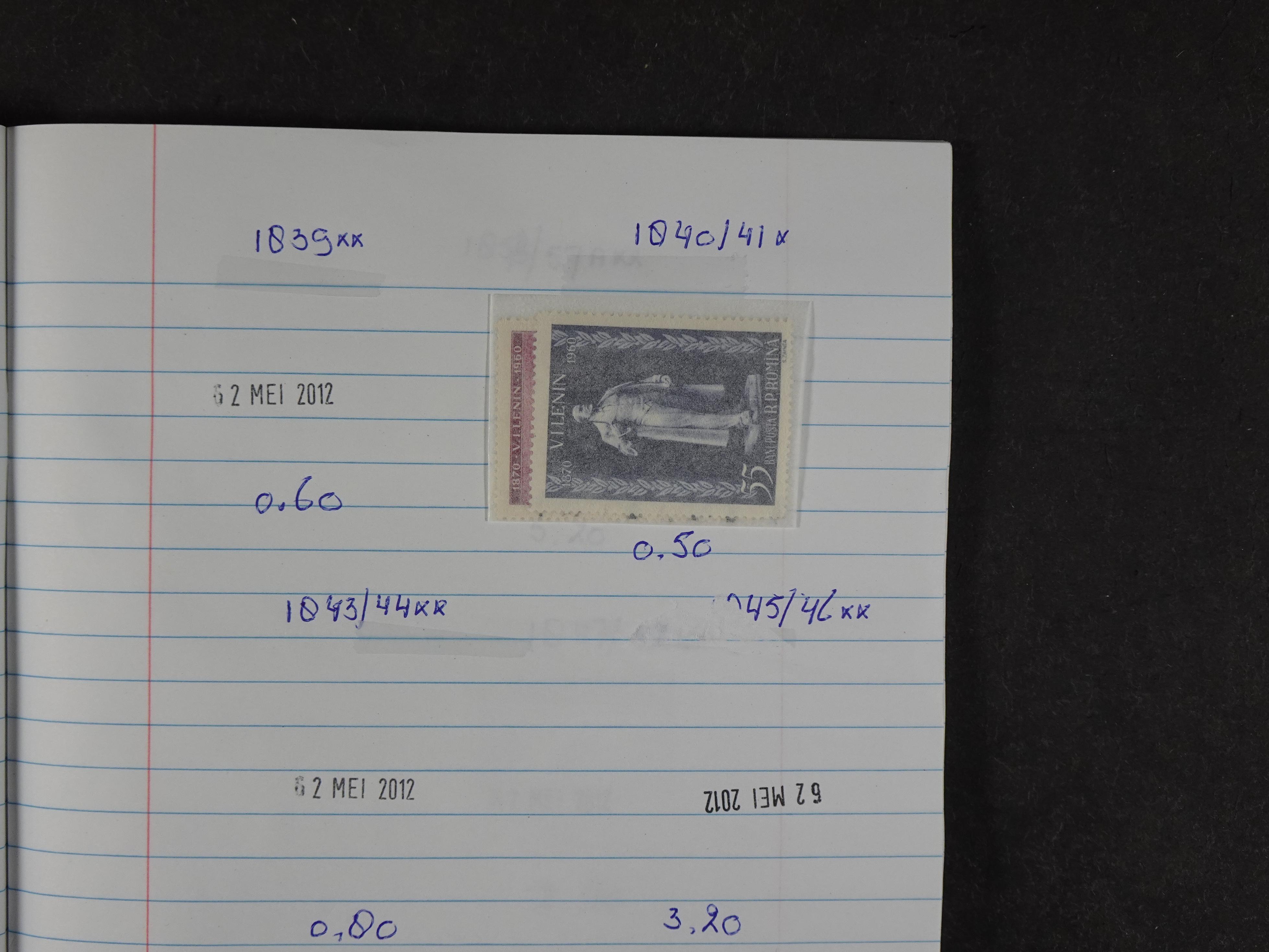 Mooie partij gelopen Rondzendboekjes.
Veel postfris.
Enorme restwaarde 70