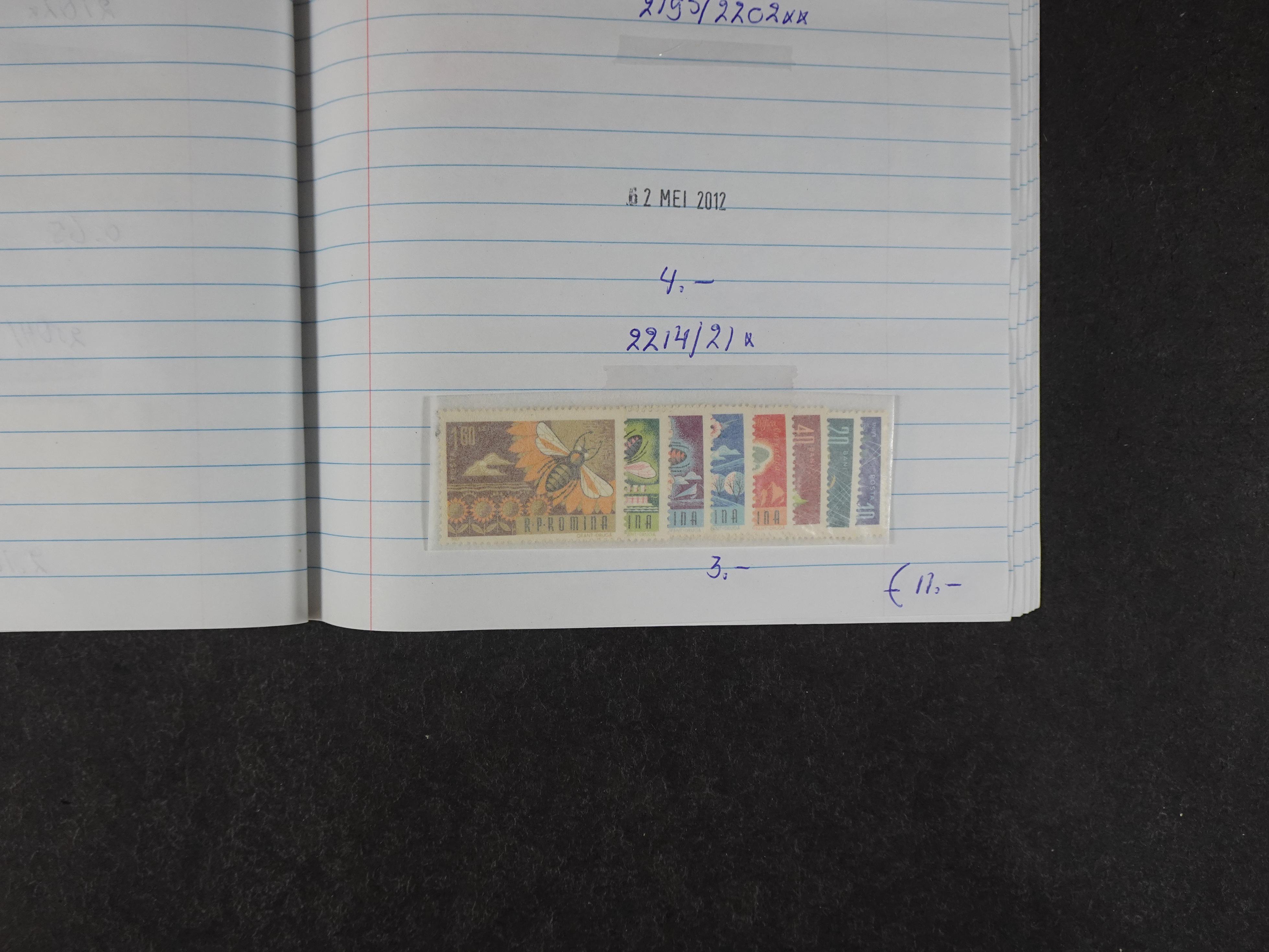 Mooie partij gelopen Rondzendboekjes.
Veel postfris.
Enorme restwaarde 82