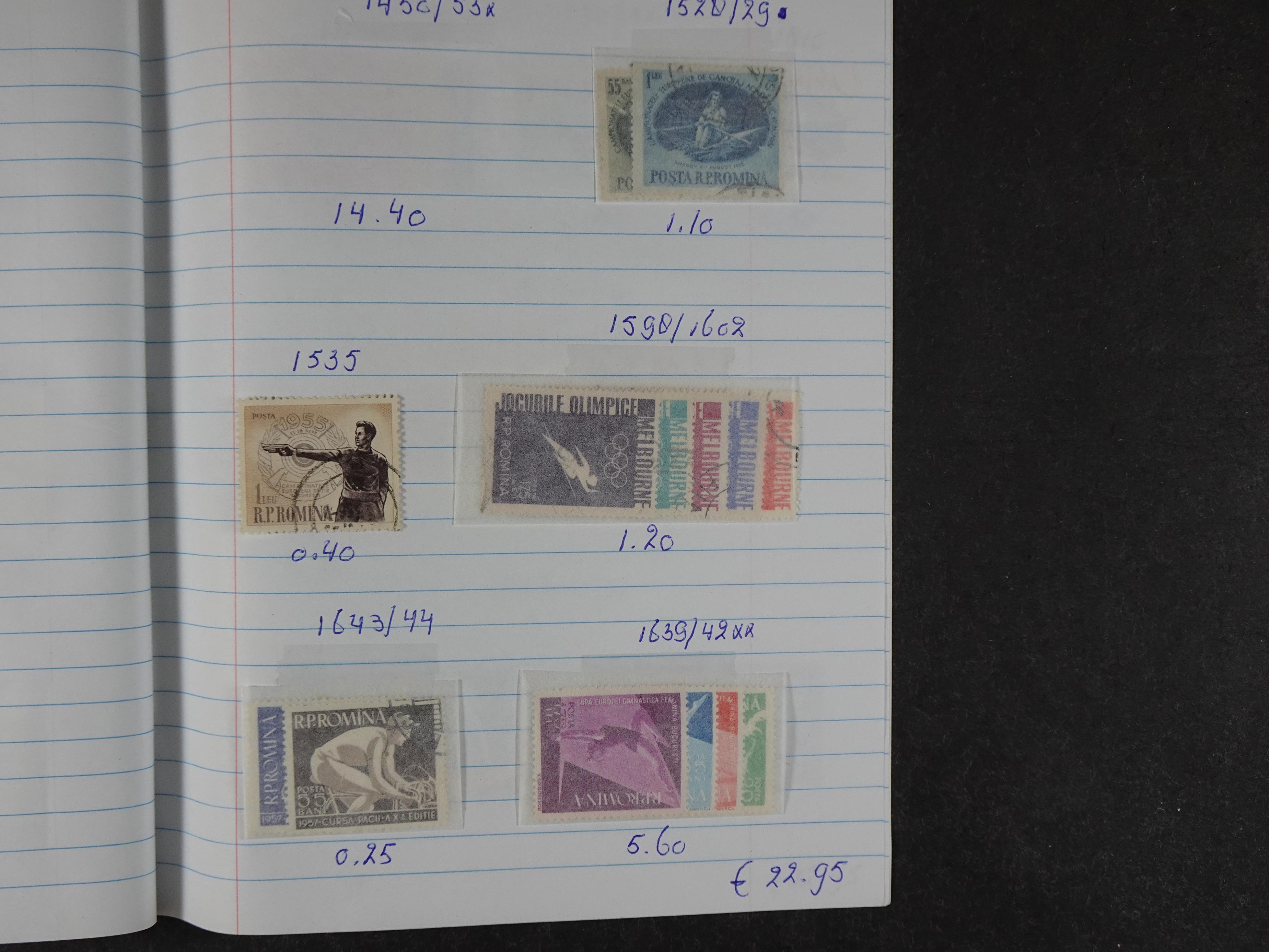 Mooie partij gelopen Rondzendboekjes.
Veel postfris.
Enorme restwaarde 92