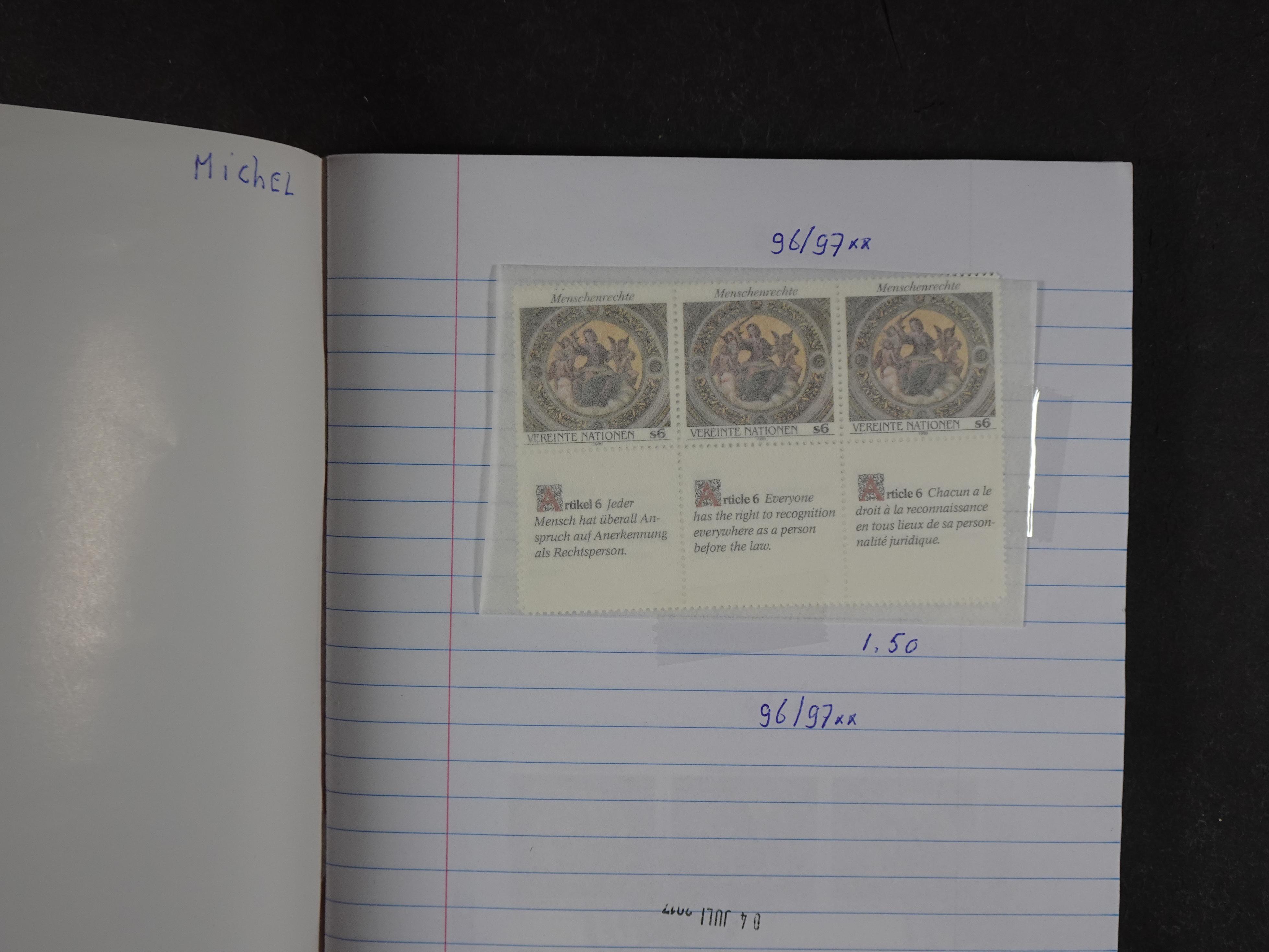 Mooie partij gelopen Rondzendboekjes.
Veel postfris.
Enorme restwaarde 94