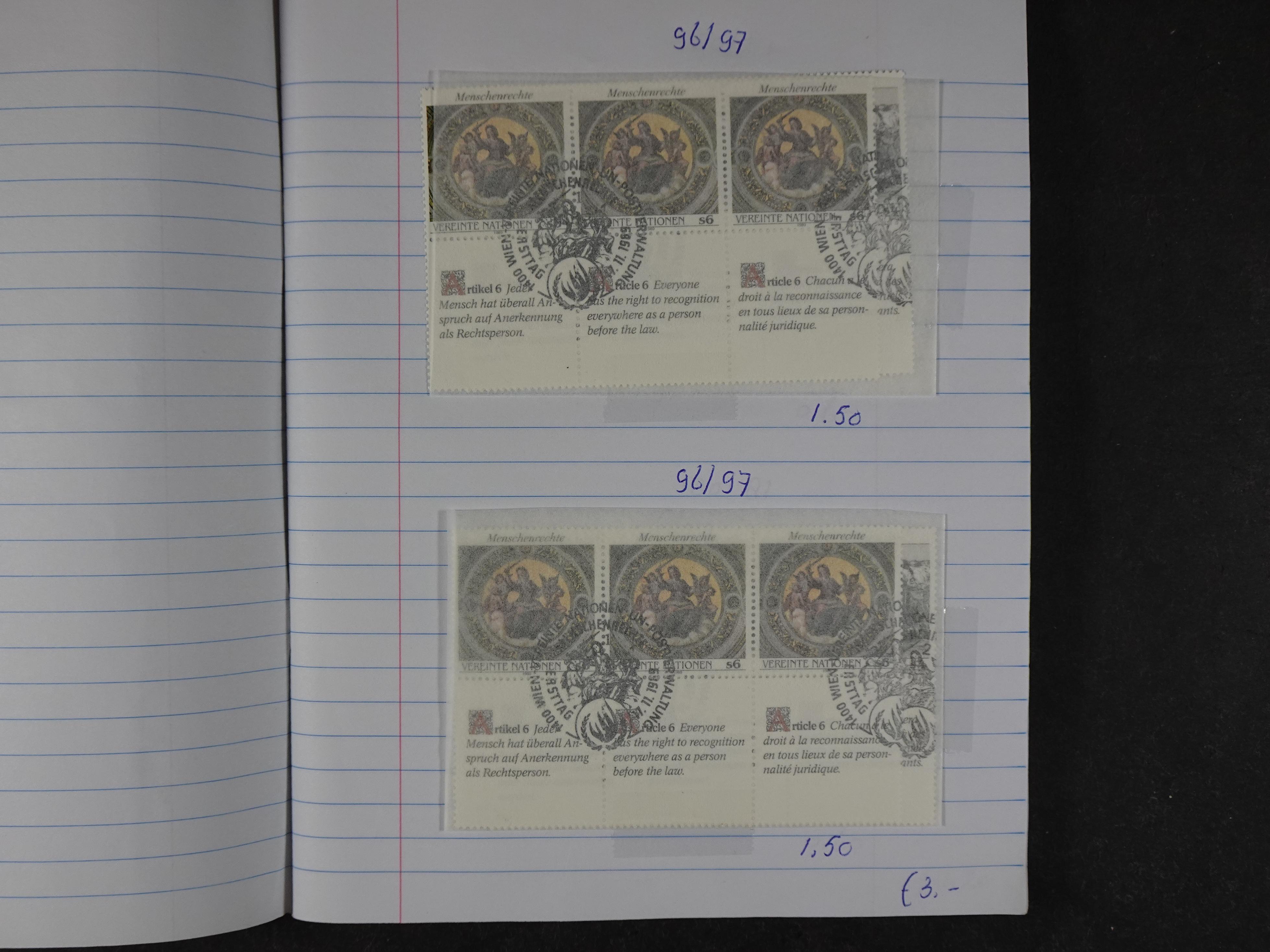 Mooie partij gelopen Rondzendboekjes.
Veel postfris.
Enorme restwaarde 95