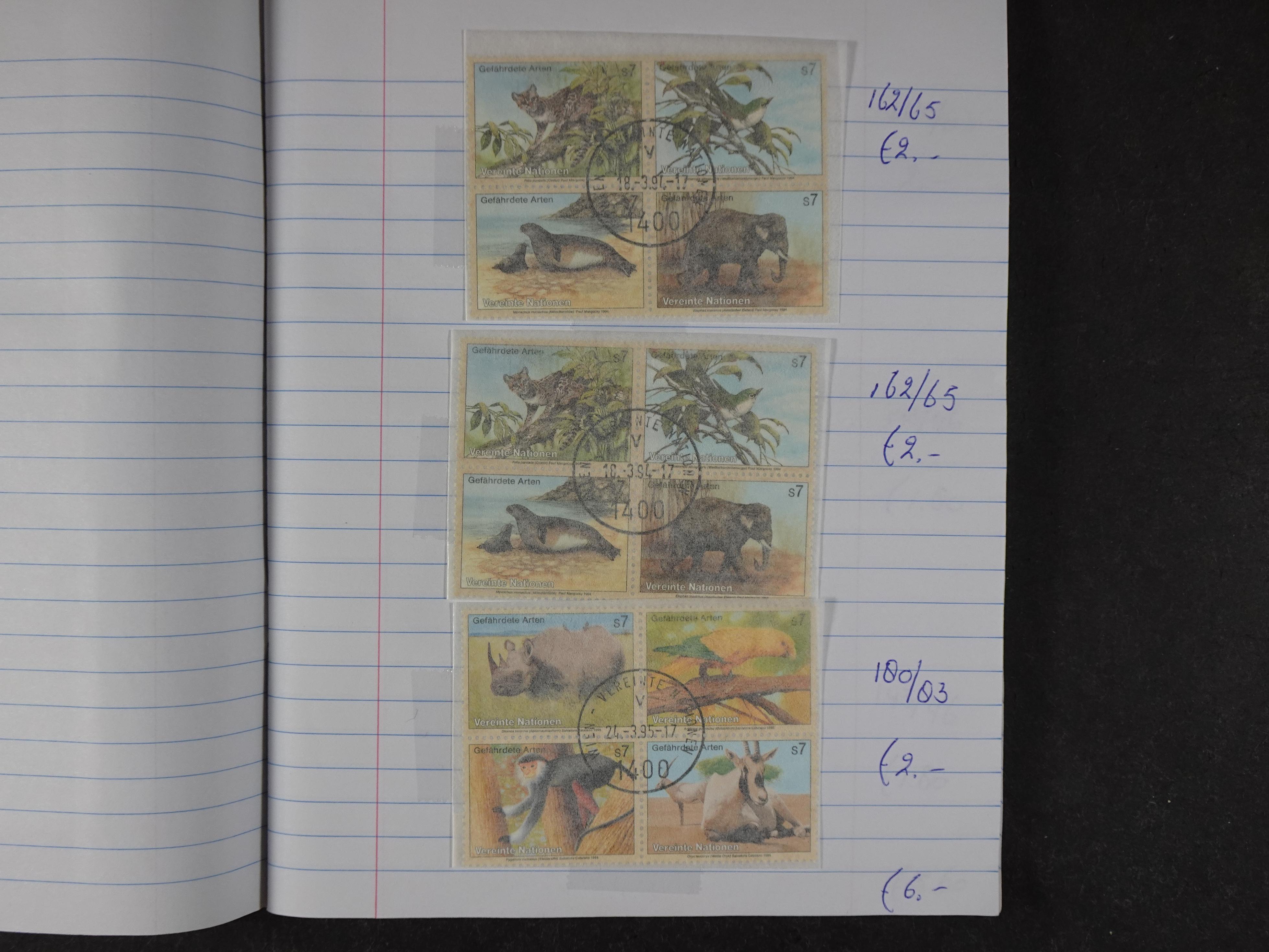 Mooie partij gelopen Rondzendboekjes.
Veel postfris.
Enorme restwaarde 97