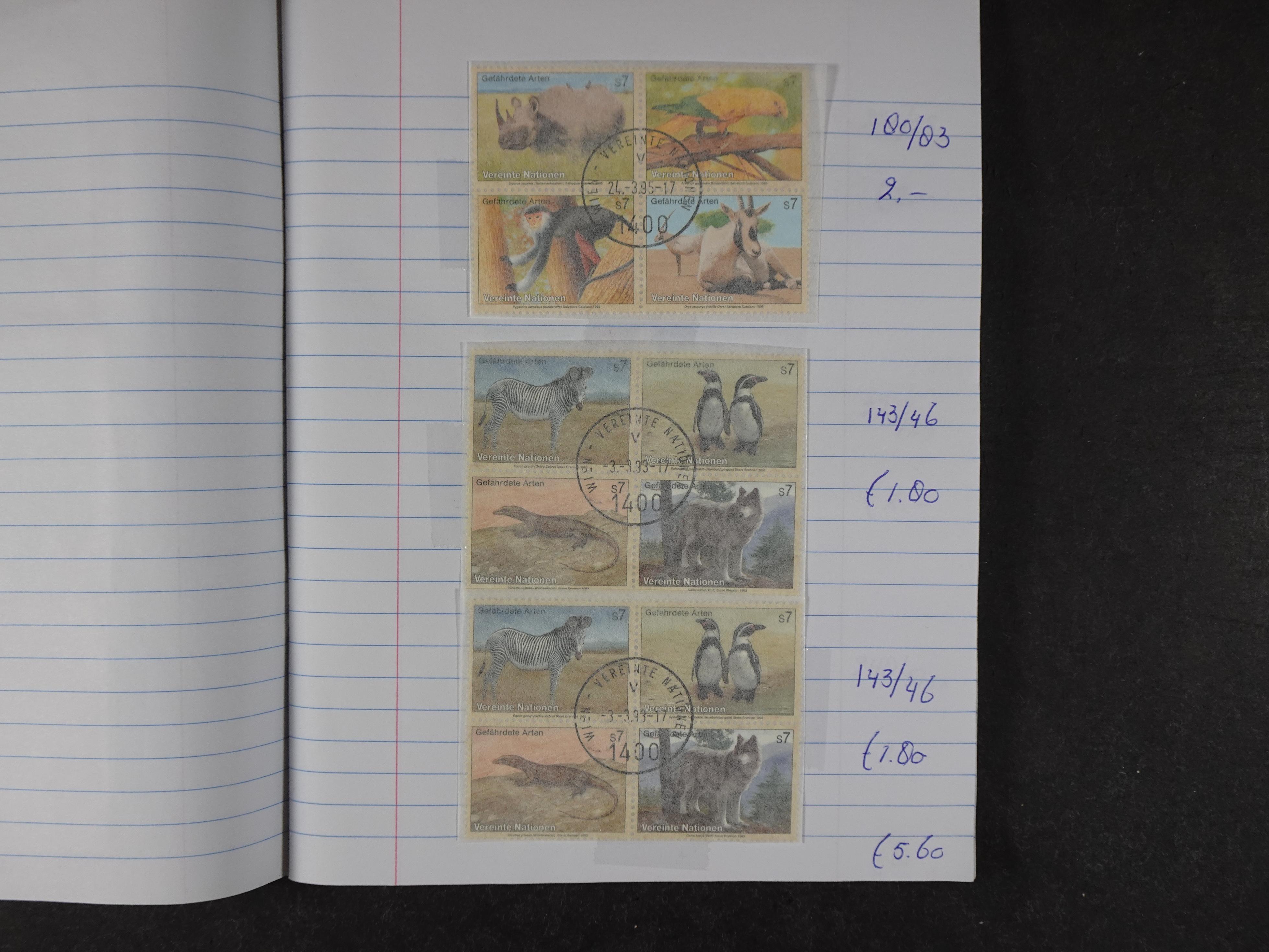 Mooie partij gelopen Rondzendboekjes.
Veel postfris.
Enorme restwaarde 98