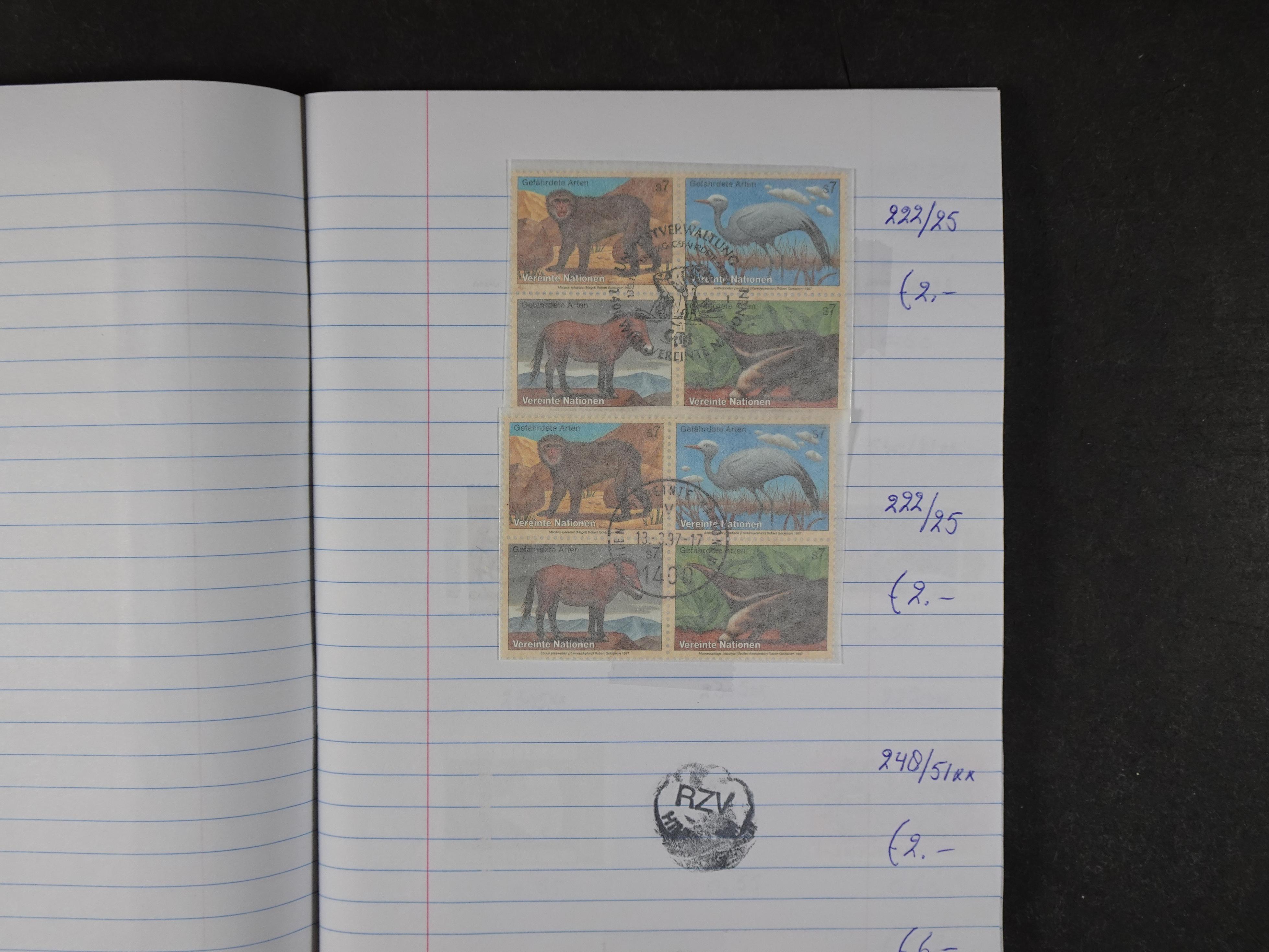 Mooie partij gelopen Rondzendboekjes.
Veel postfris.
Enorme restwaarde 99