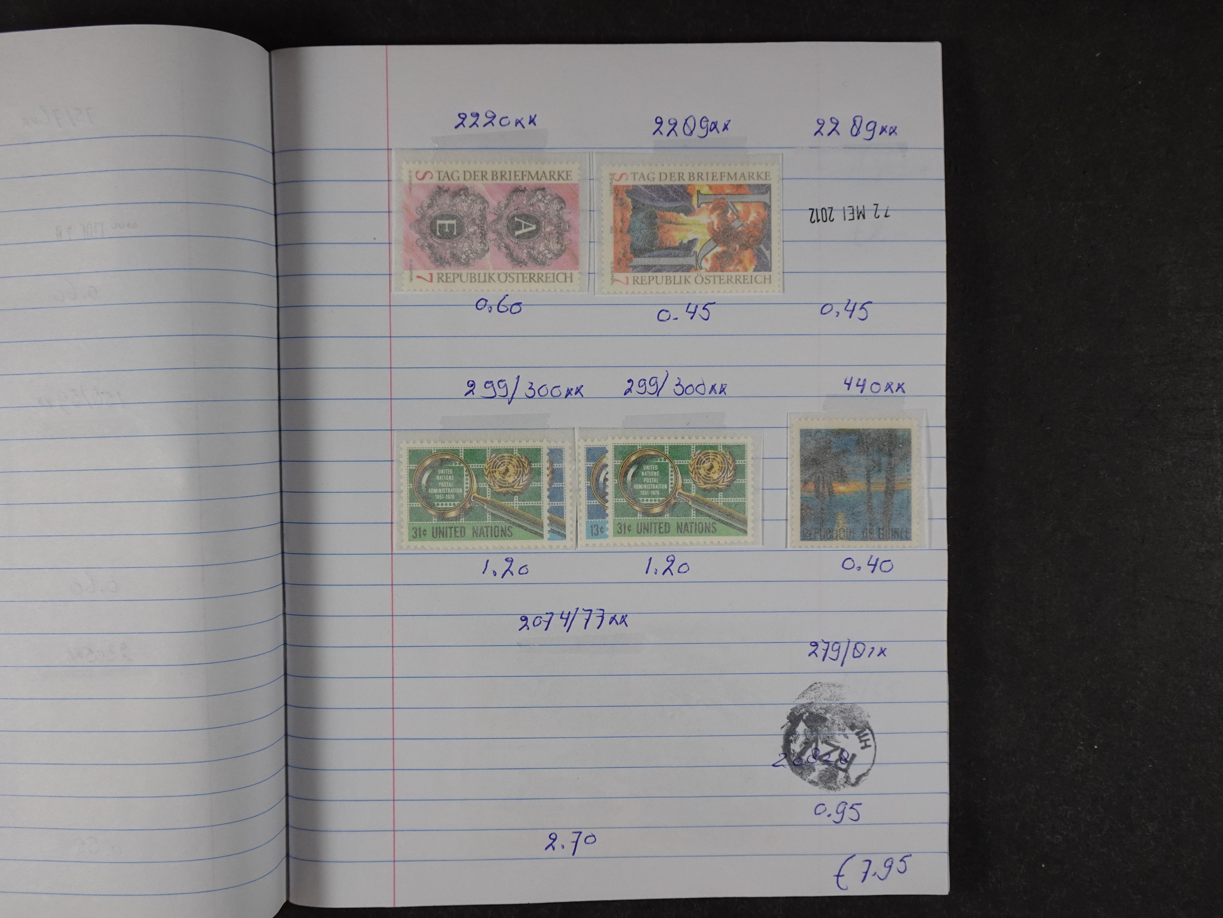 Mooie partij gelopen Rondzendboekjes.
Veel postfris.
Enorme restwaarde 101