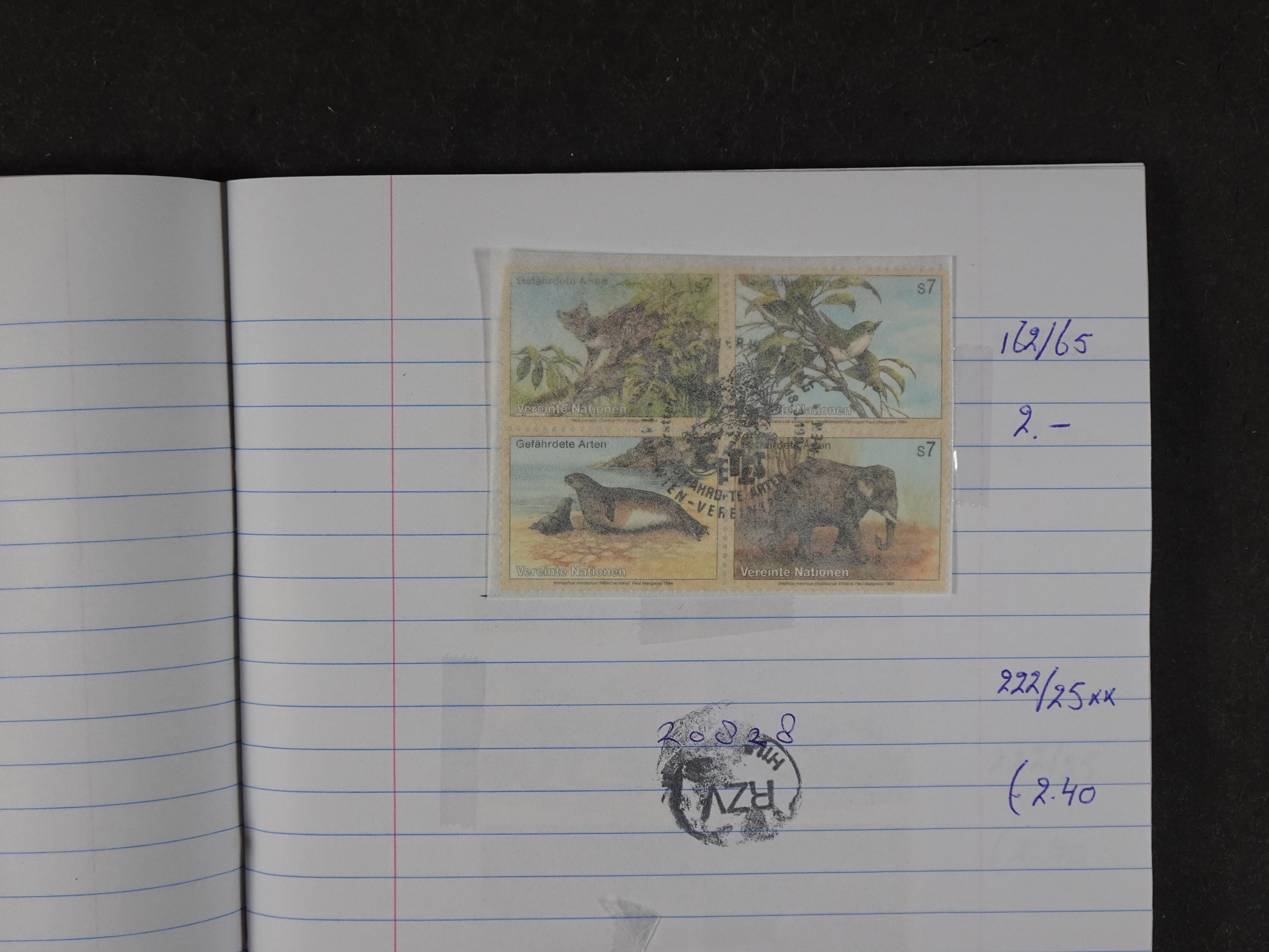 Mooie partij gelopen Rondzendboekjes.
Veel postfris.
Enorme restwaarde 103