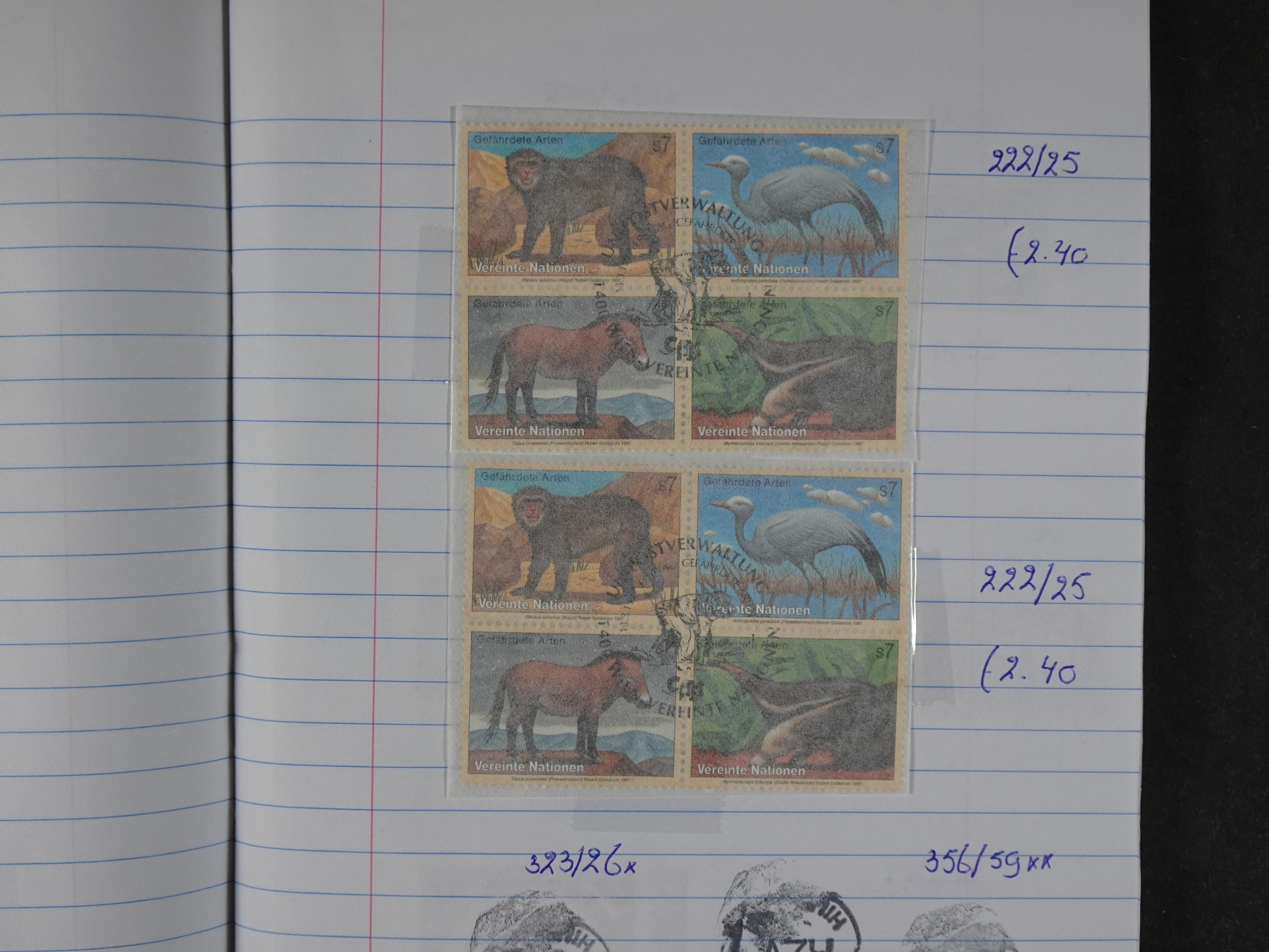 Mooie partij gelopen Rondzendboekjes.
Veel postfris.
Enorme restwaarde 104