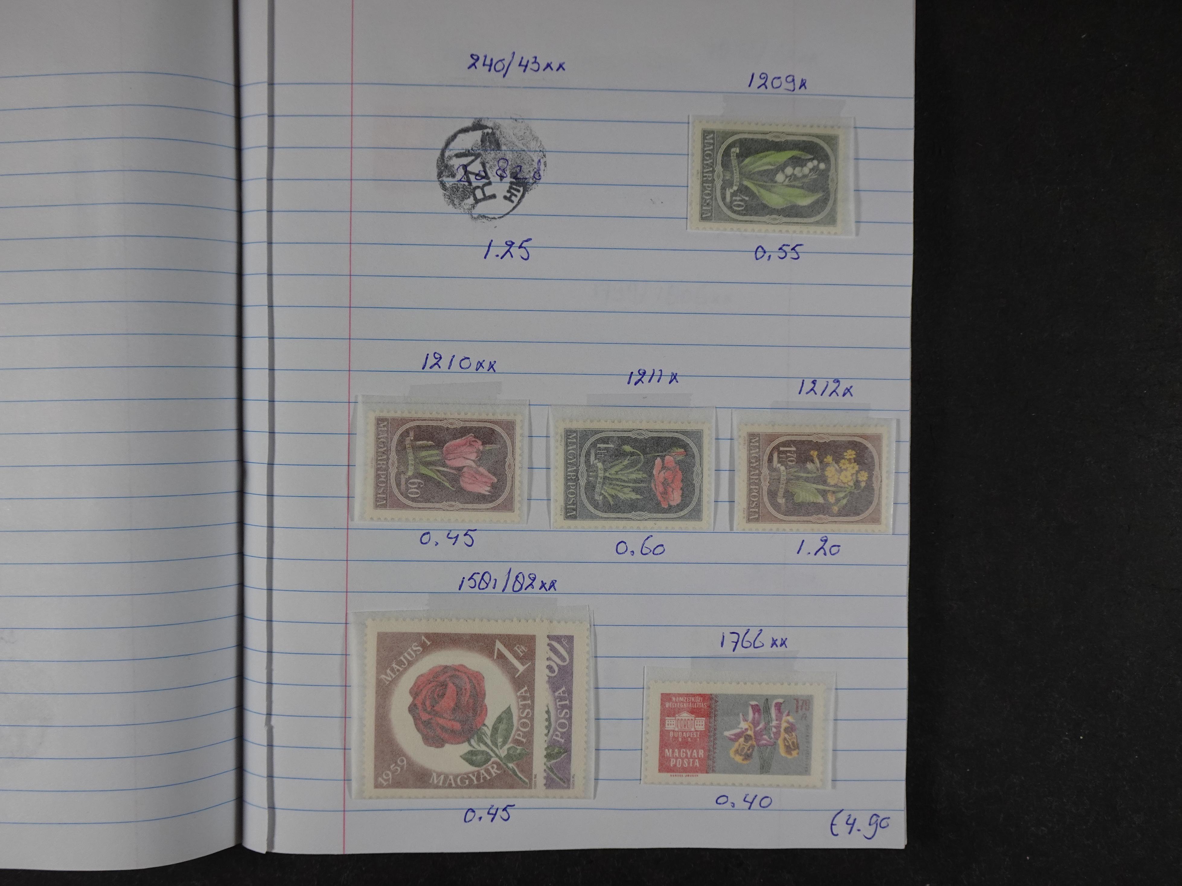 Mooie partij gelopen Rondzendboekjes.
Veel postfris.
Enorme restwaarde 105