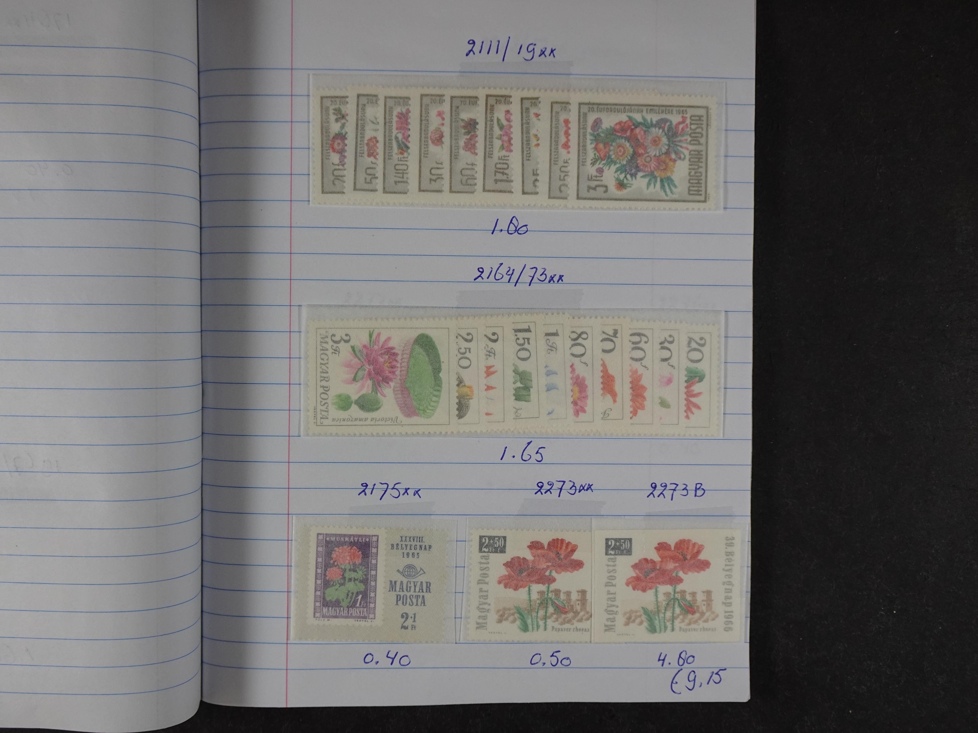 Mooie partij gelopen Rondzendboekjes.
Veel postfris.
Enorme restwaarde 107