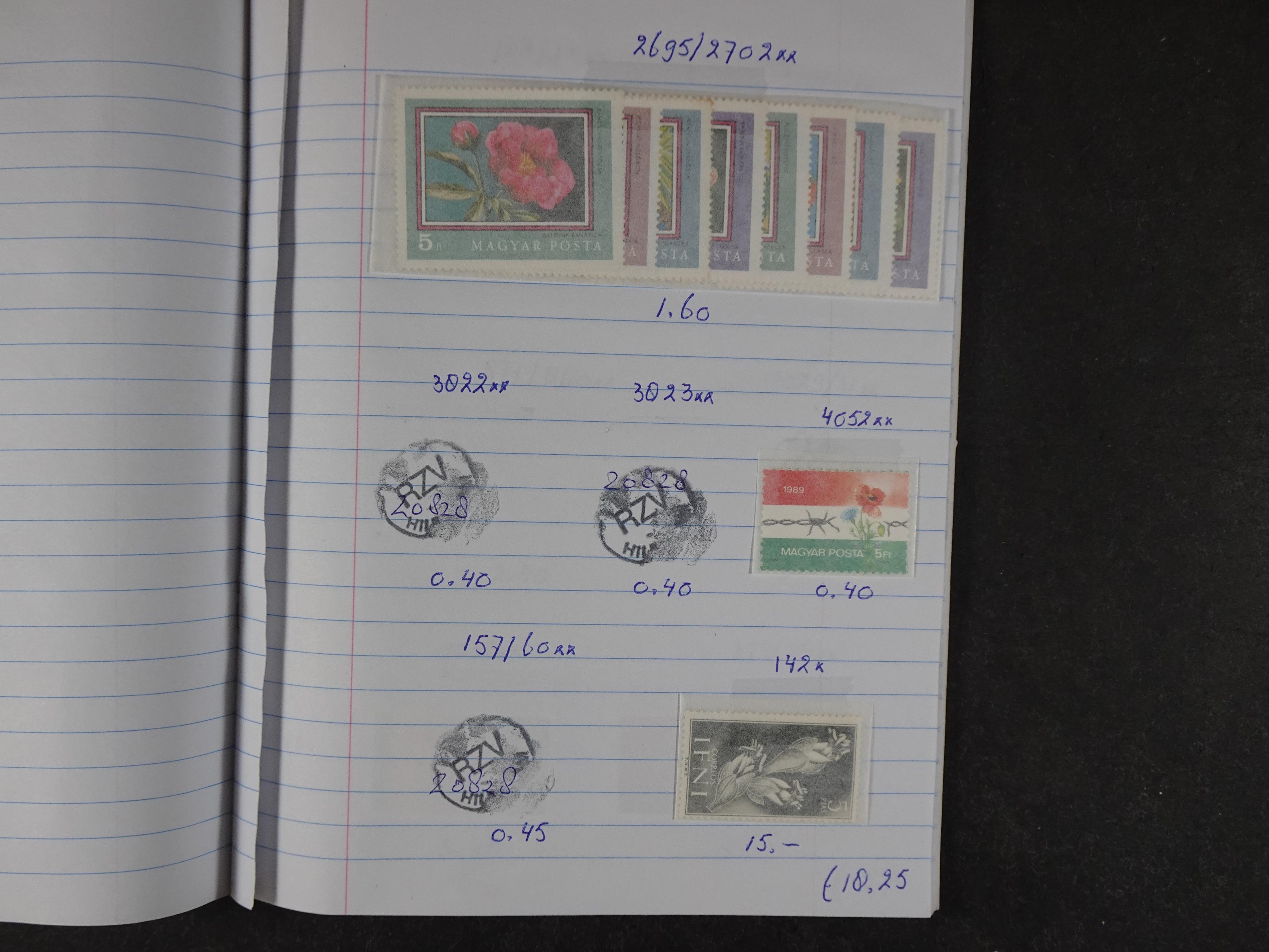 Mooie partij gelopen Rondzendboekjes.
Veel postfris.
Enorme restwaarde 110