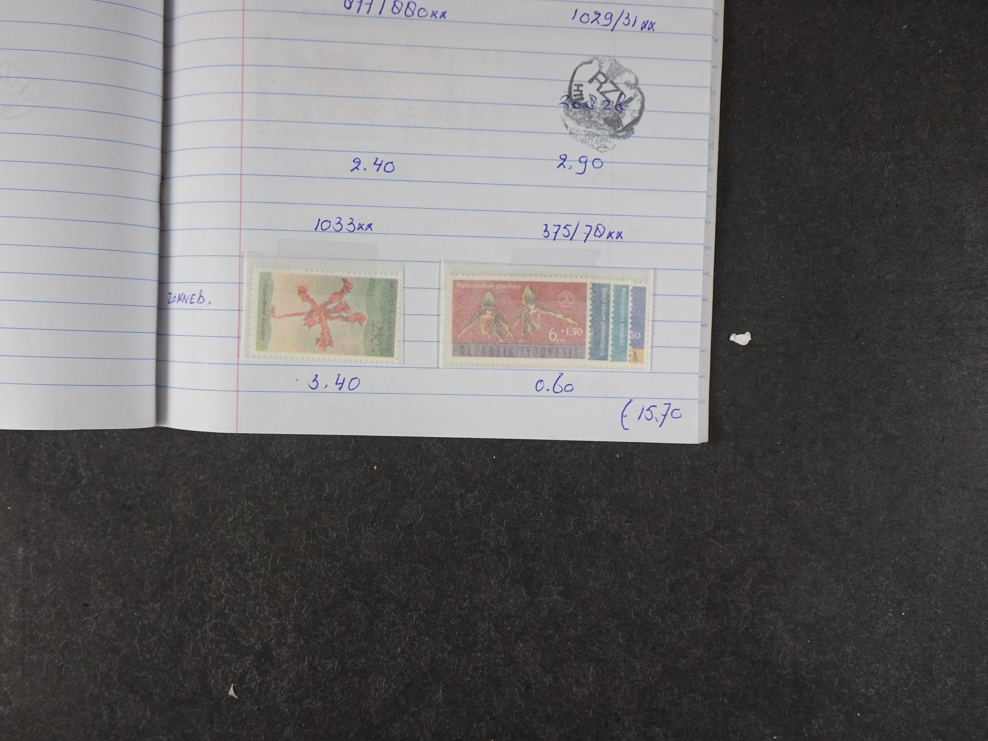 Mooie partij gelopen Rondzendboekjes.
Veel postfris.
Enorme restwaarde 111