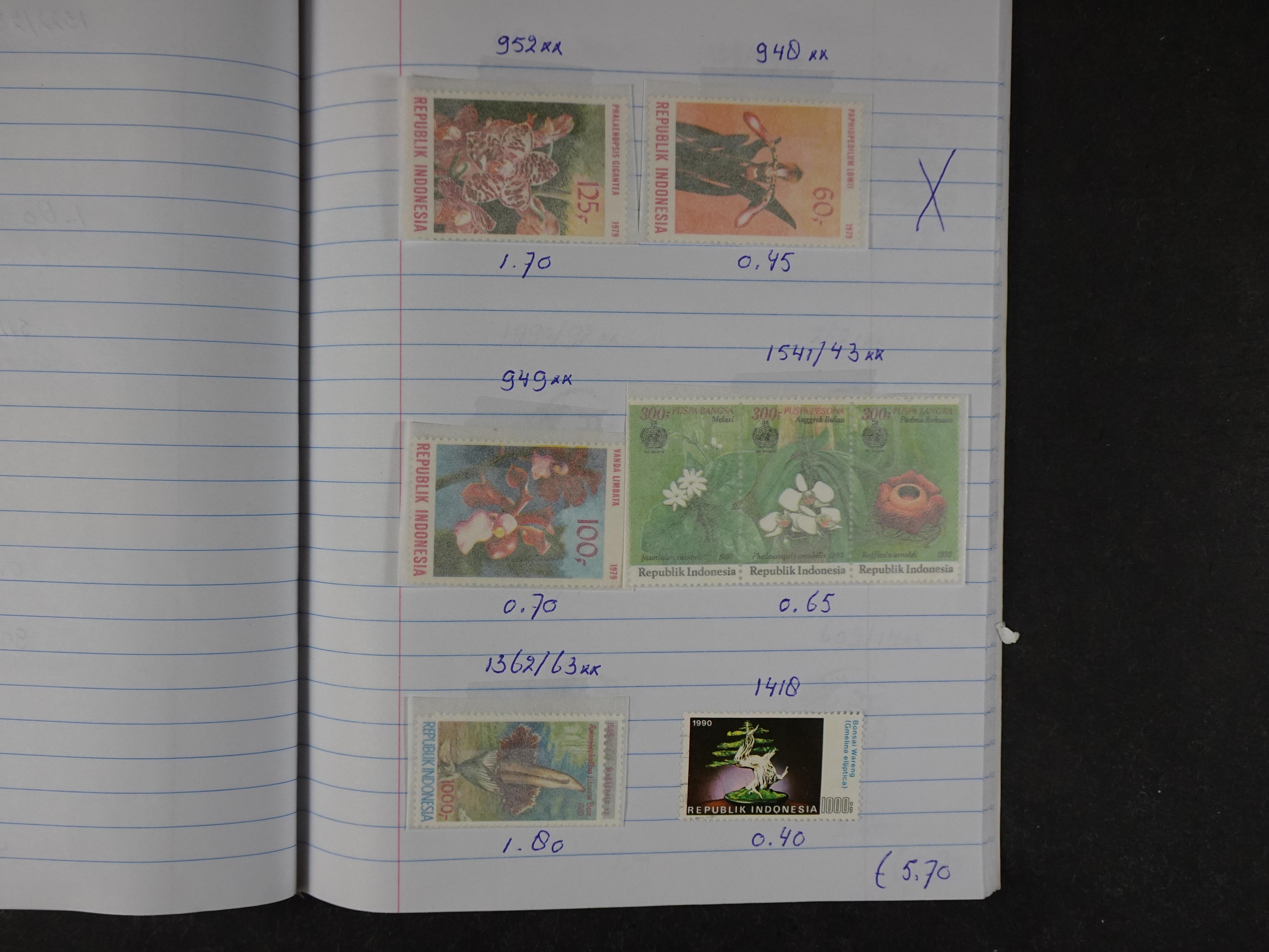 Mooie partij gelopen Rondzendboekjes.
Veel postfris.
Enorme restwaarde 113