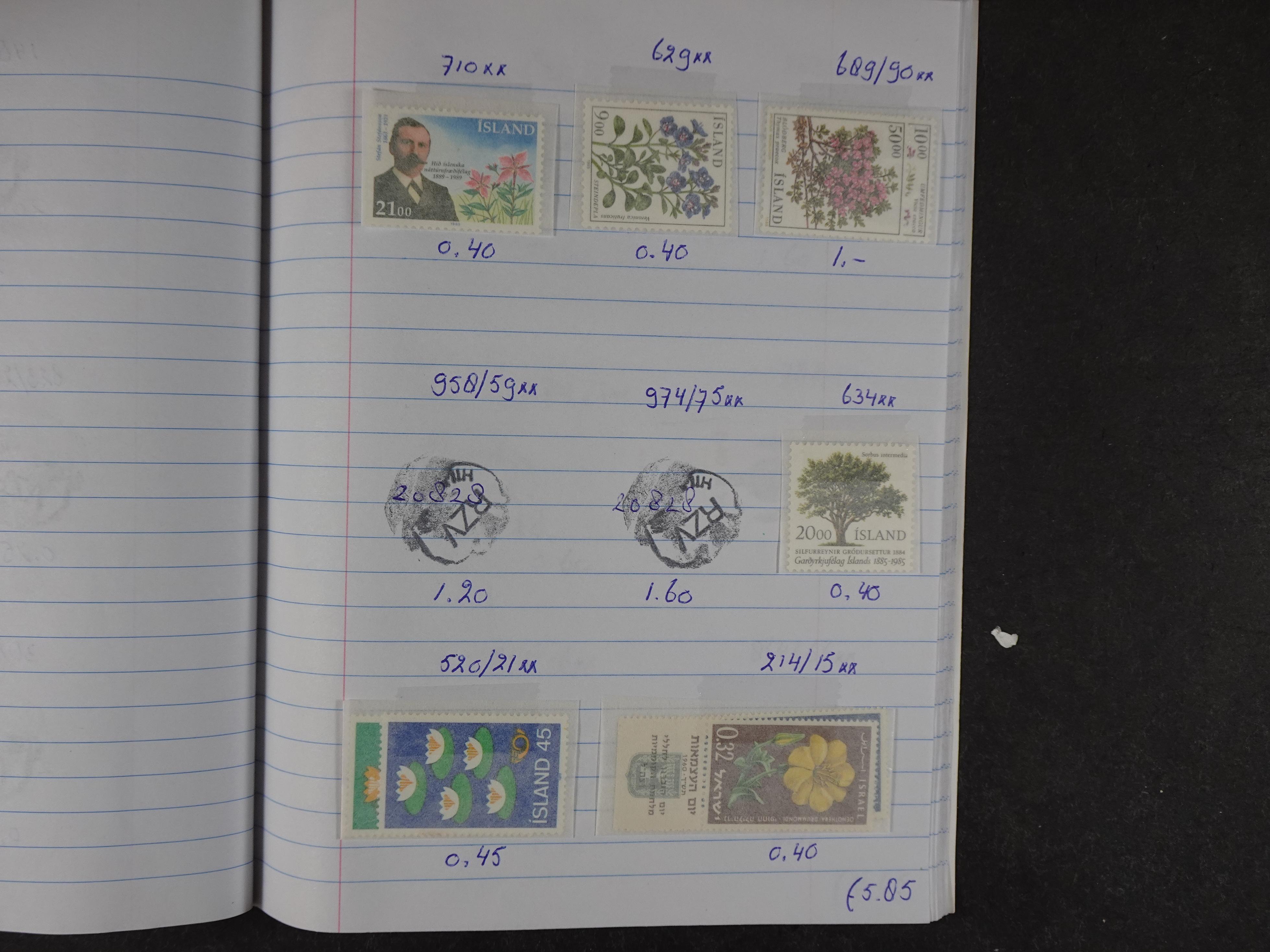 Mooie partij gelopen Rondzendboekjes.
Veel postfris.
Enorme restwaarde 116