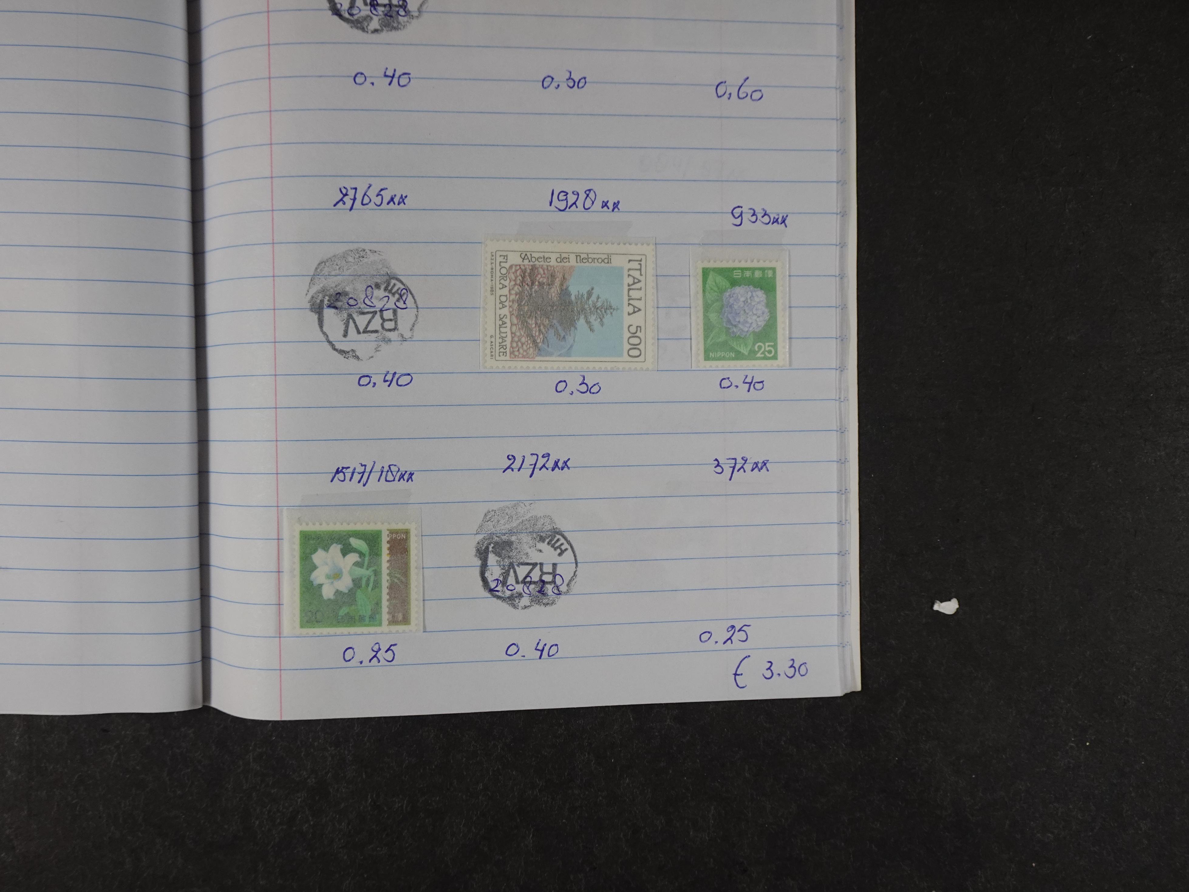 Mooie partij gelopen Rondzendboekjes.
Veel postfris.
Enorme restwaarde 120