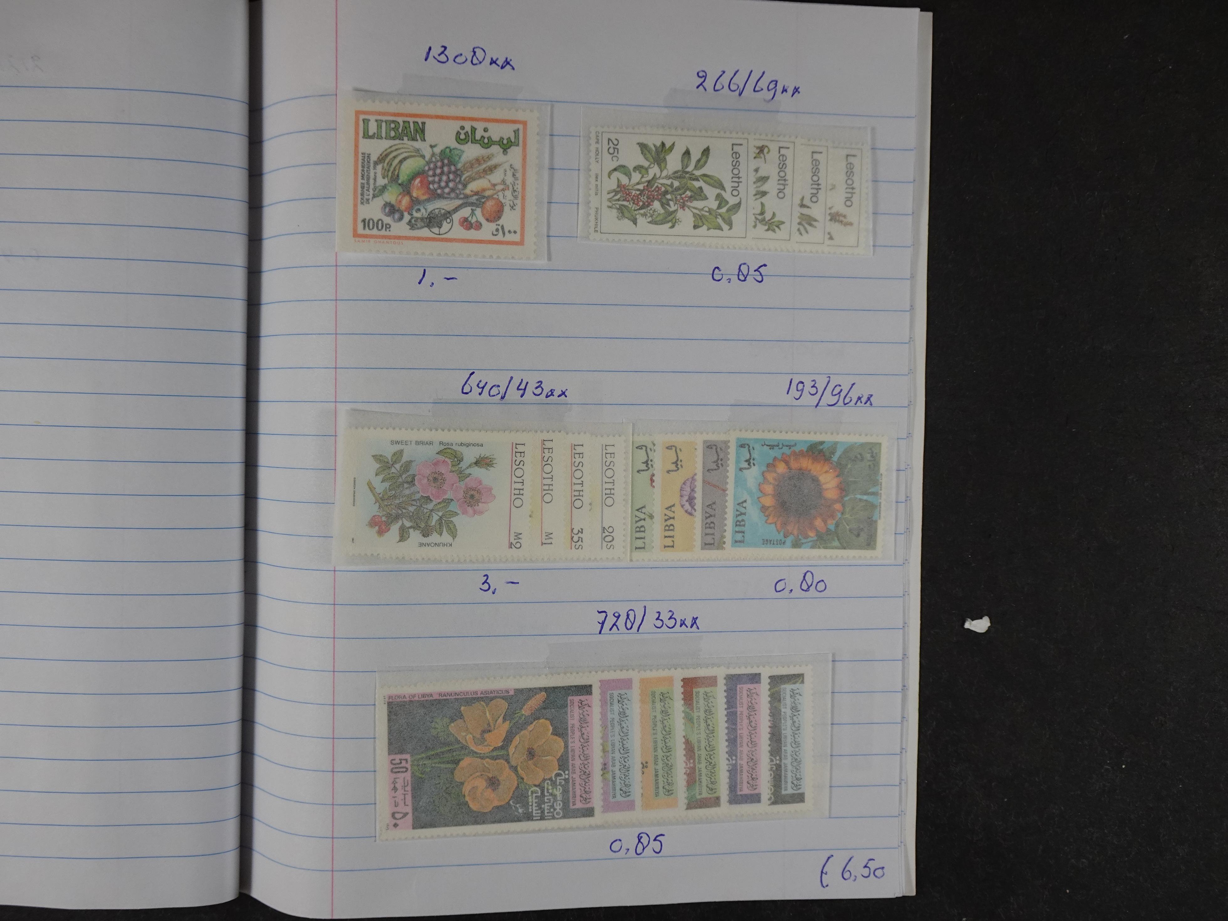 Mooie partij gelopen Rondzendboekjes.
Veel postfris.
Enorme restwaarde 124