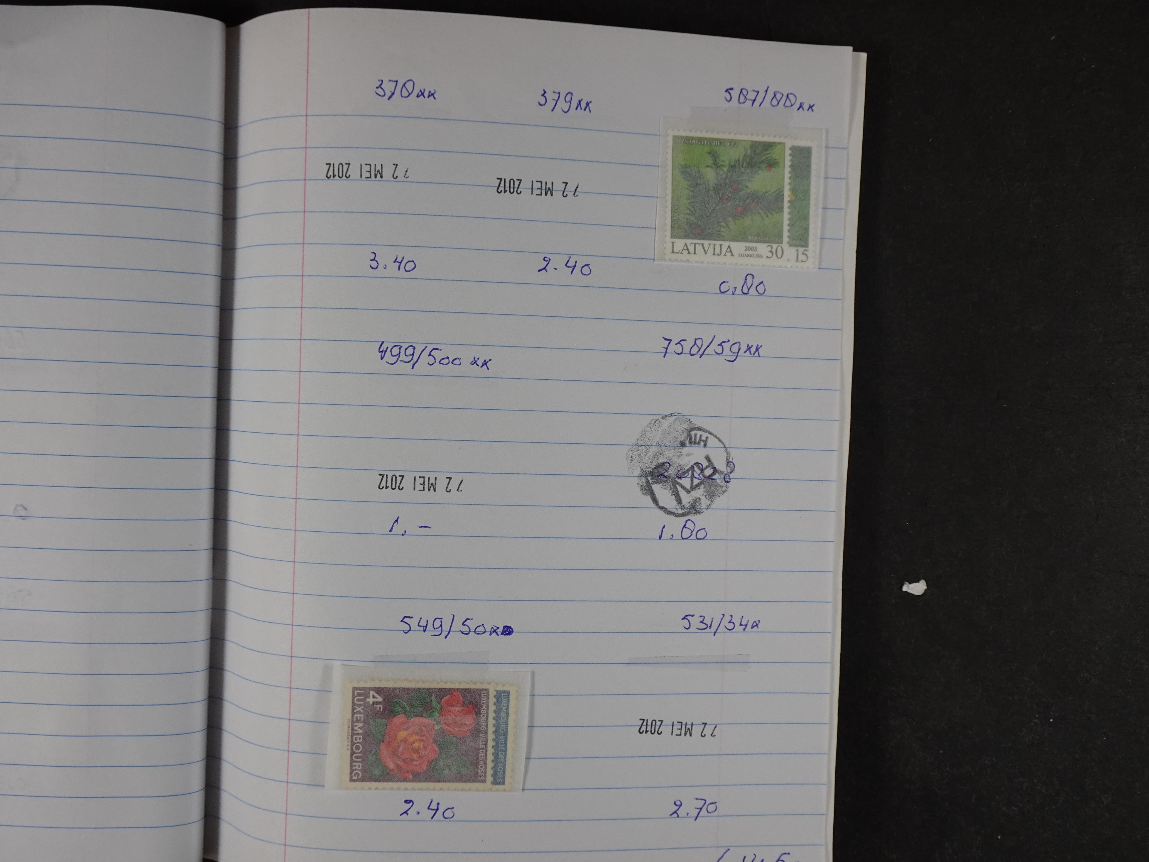 Mooie partij gelopen Rondzendboekjes.
Veel postfris.
Enorme restwaarde 127