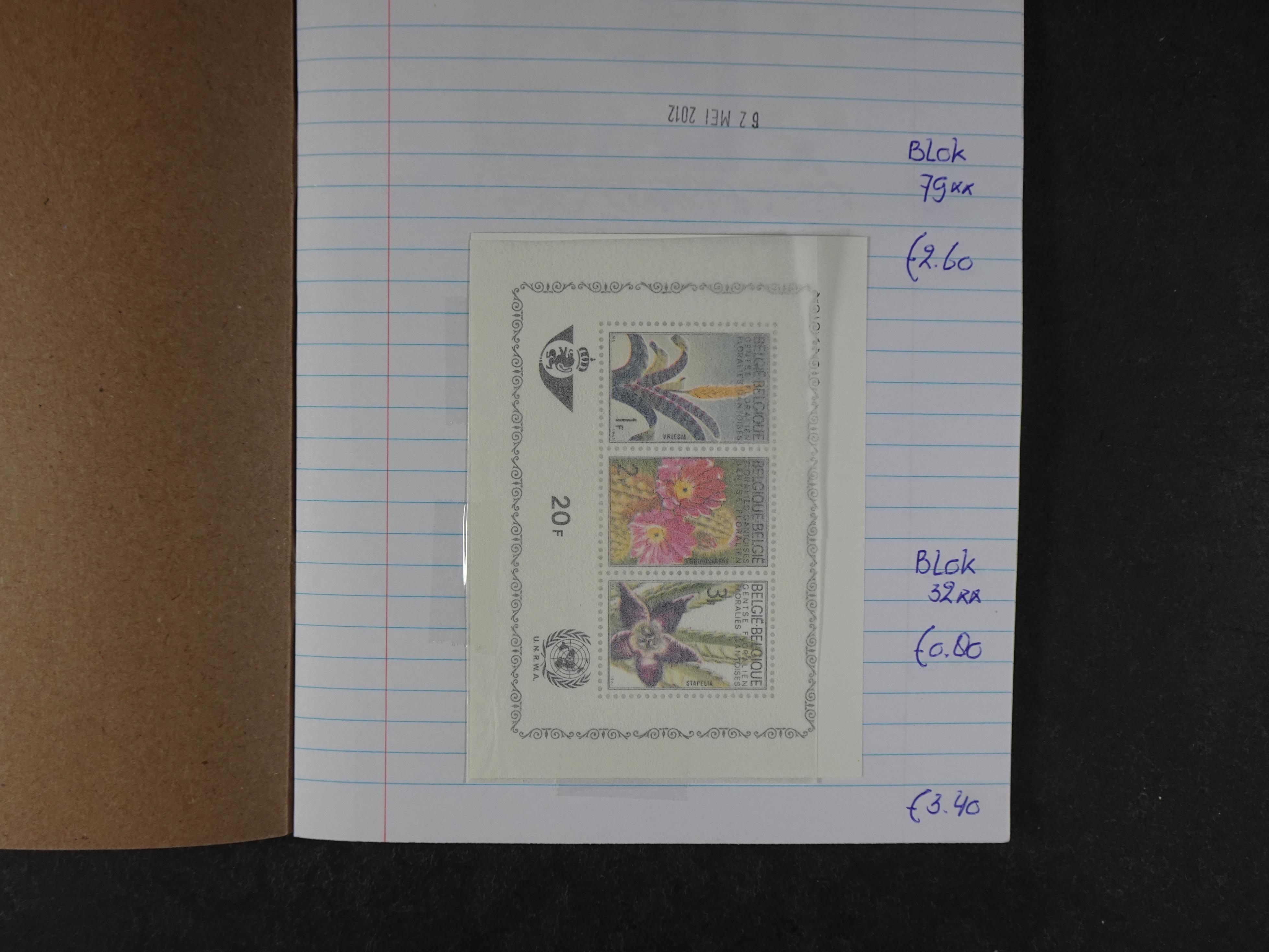 Mooie partij gelopen Rondzendboekjes.
Veel postfris.
Enorme restwaarde 128