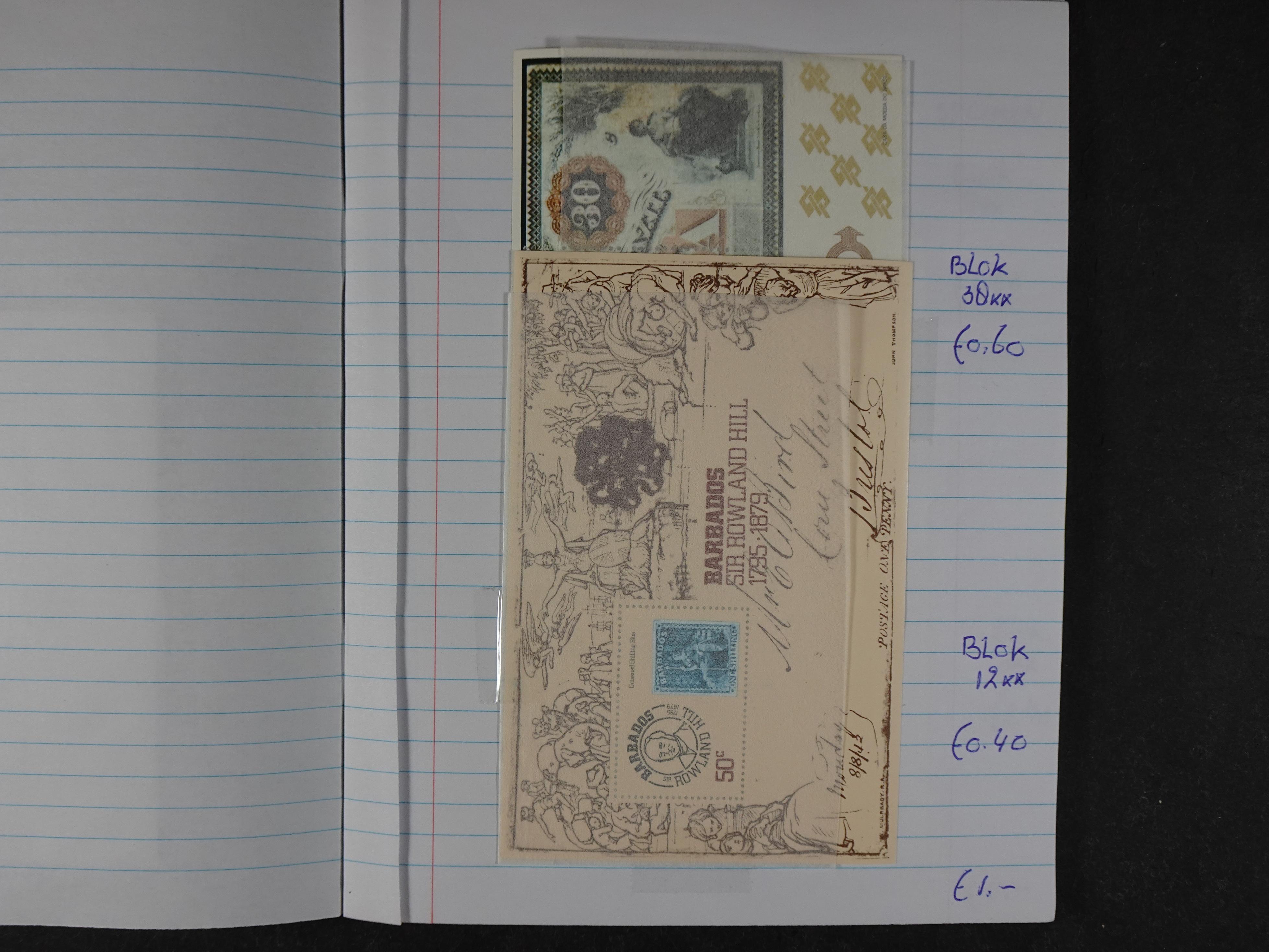 Mooie partij gelopen Rondzendboekjes.
Veel postfris.
Enorme restwaarde 129