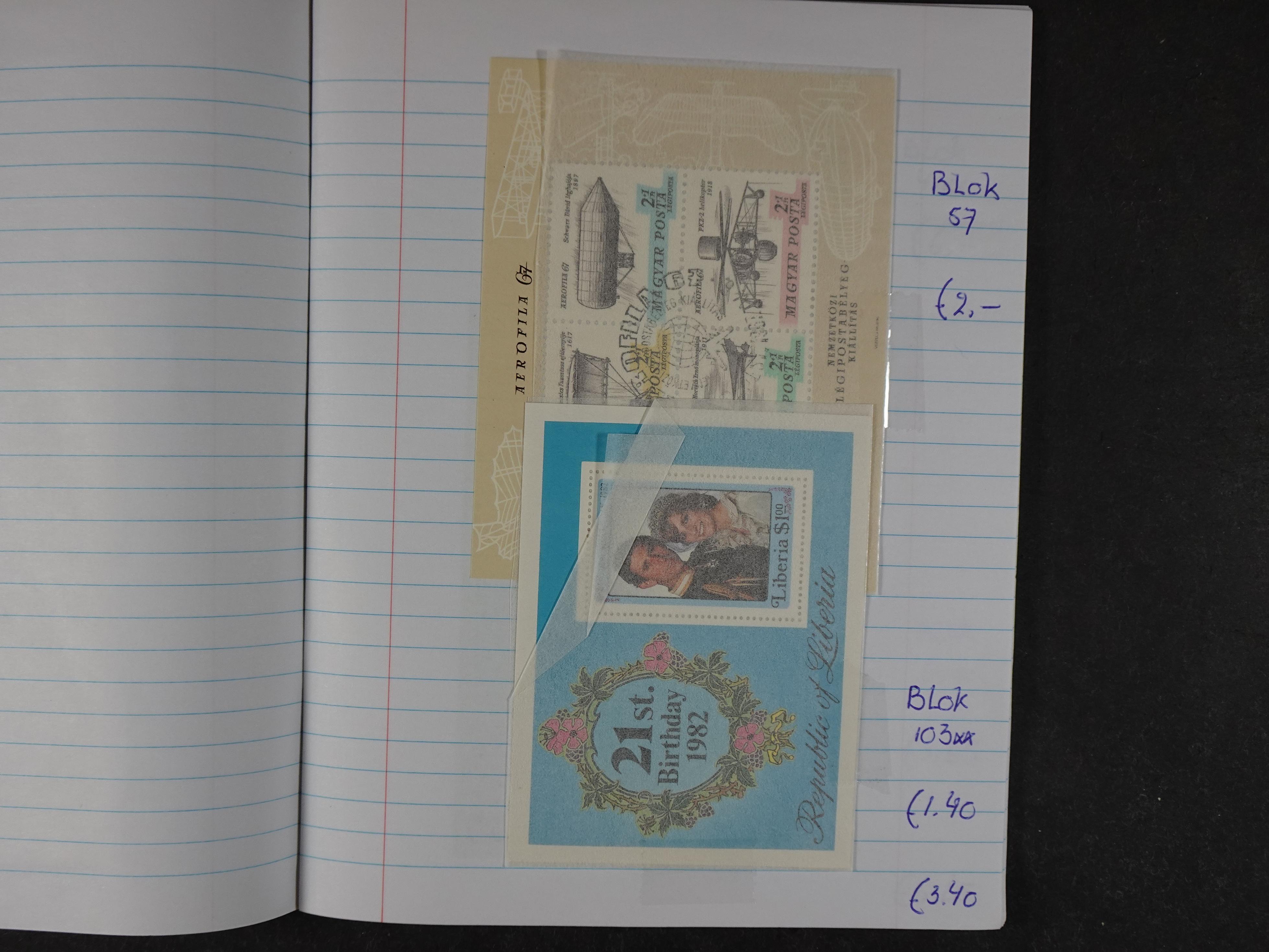 Mooie partij gelopen Rondzendboekjes.
Veel postfris.
Enorme restwaarde 135