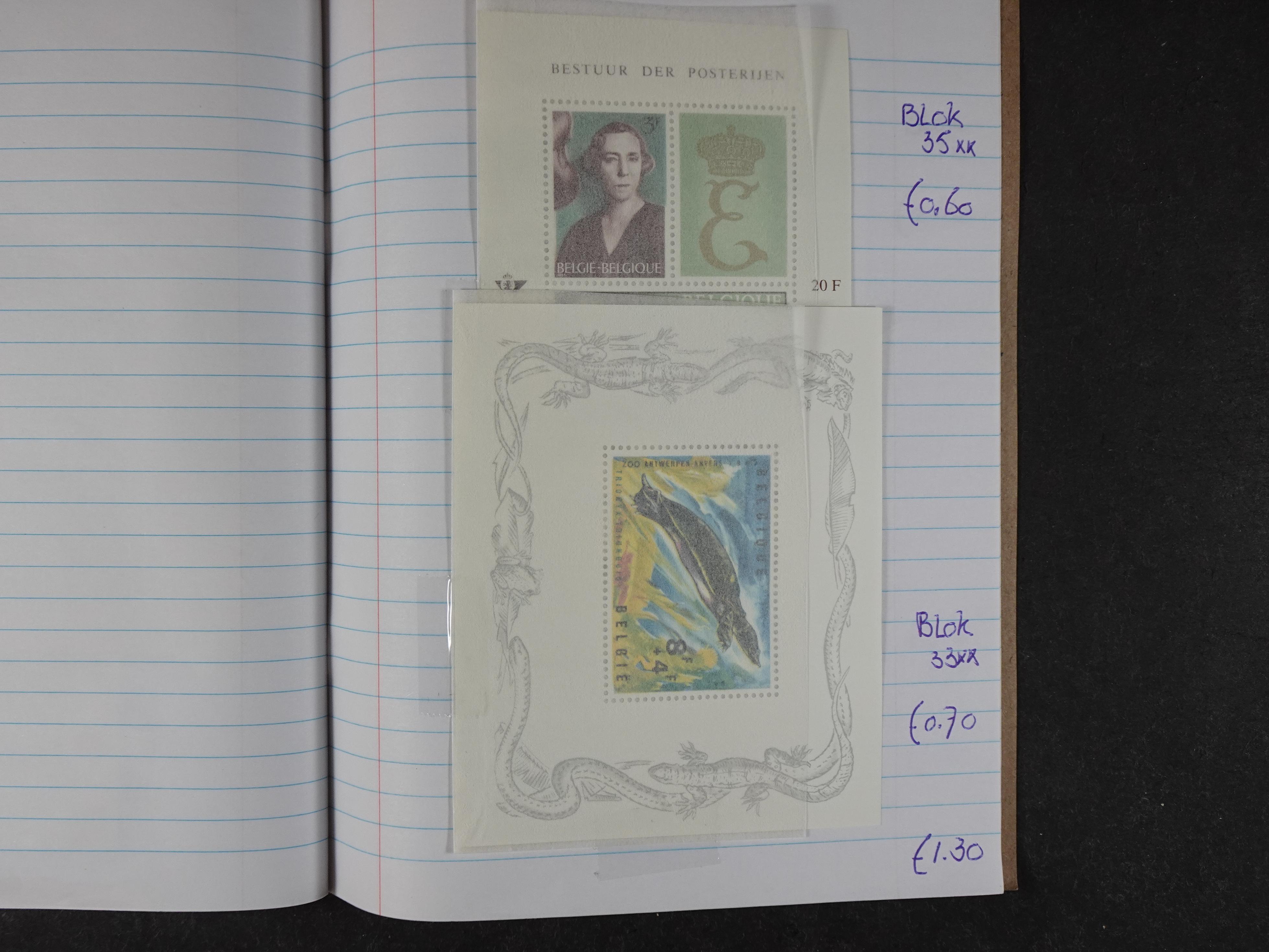 Mooie partij gelopen Rondzendboekjes.
Veel postfris.
Enorme restwaarde 149