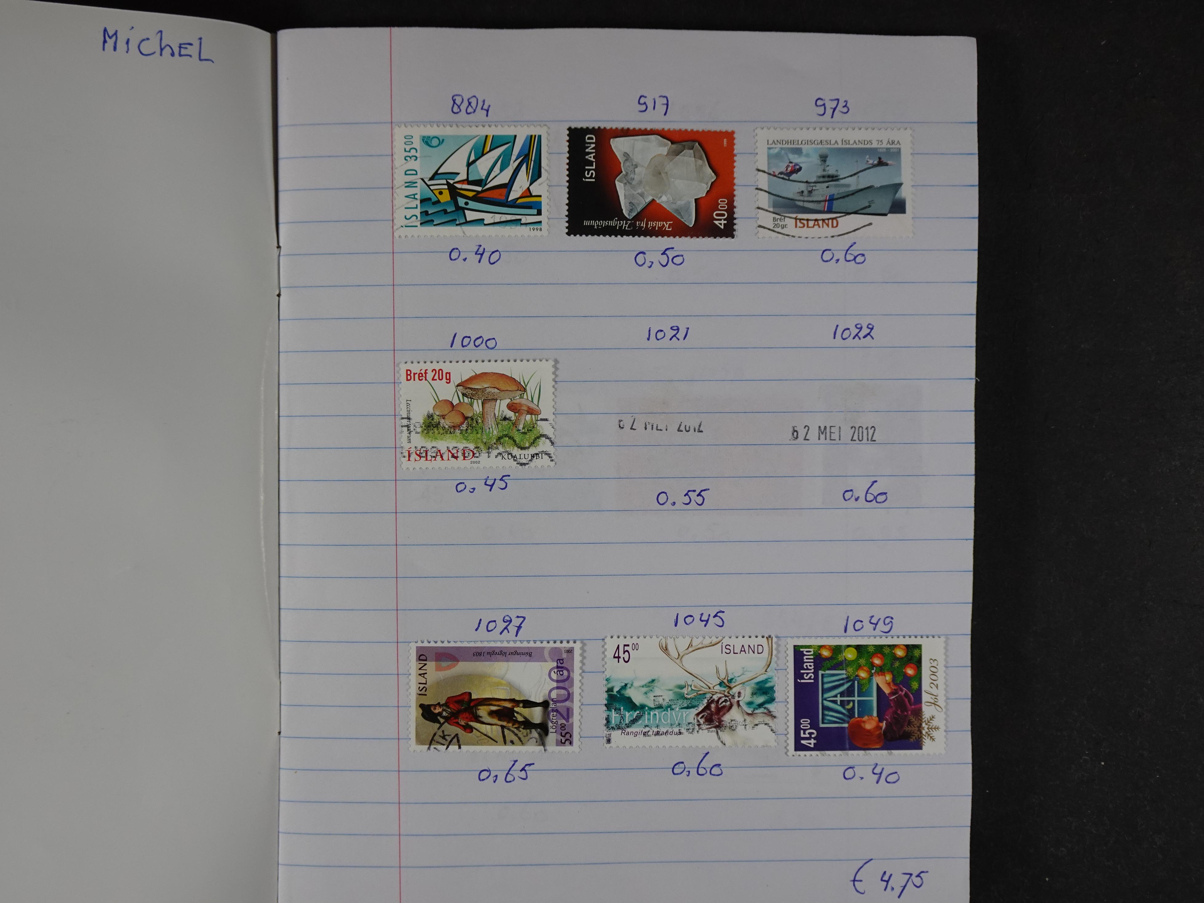 Mooie partij gelopen Rondzendboekjes.
Veel postfris.
Enorme restwaarde 152