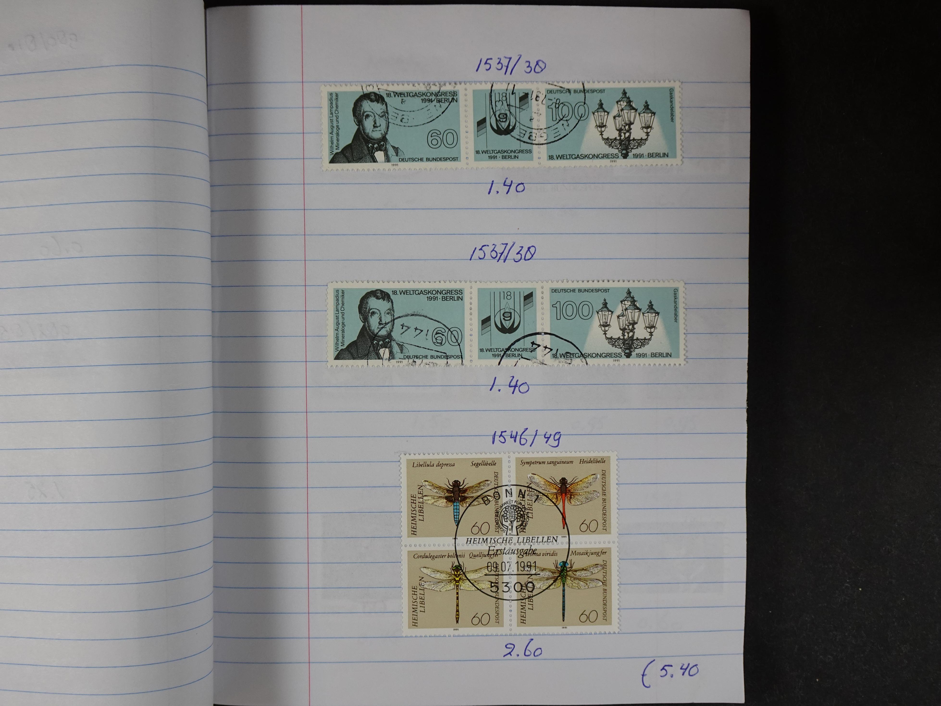 Mooie partij gelopen Rondzendboekjes.
Veel postfris.
Enorme restwaarde 158