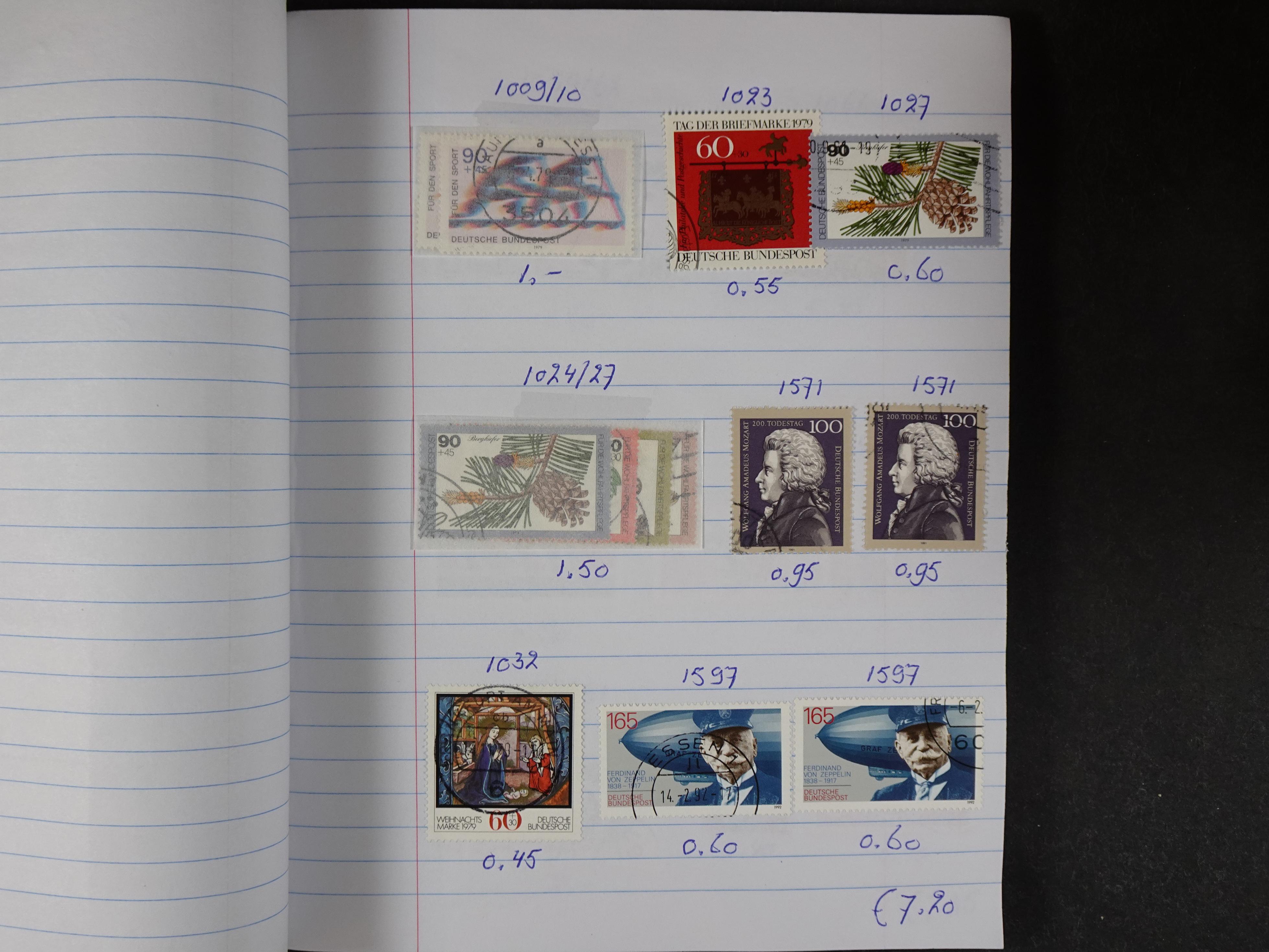 Mooie partij gelopen Rondzendboekjes.
Veel postfris.
Enorme restwaarde 159