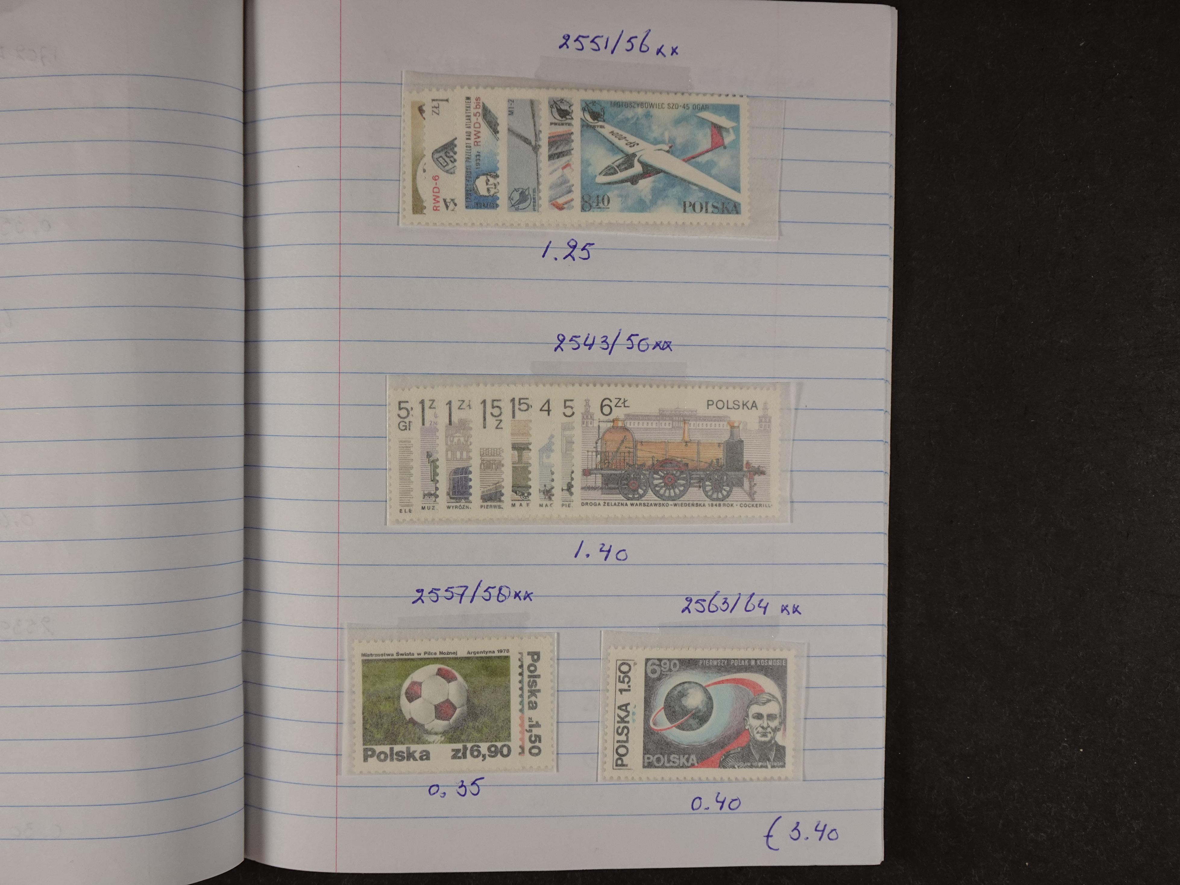 Mooie partij gelopen Rondzendboekjes.
Veel postfris.
Enorme restwaarde 173