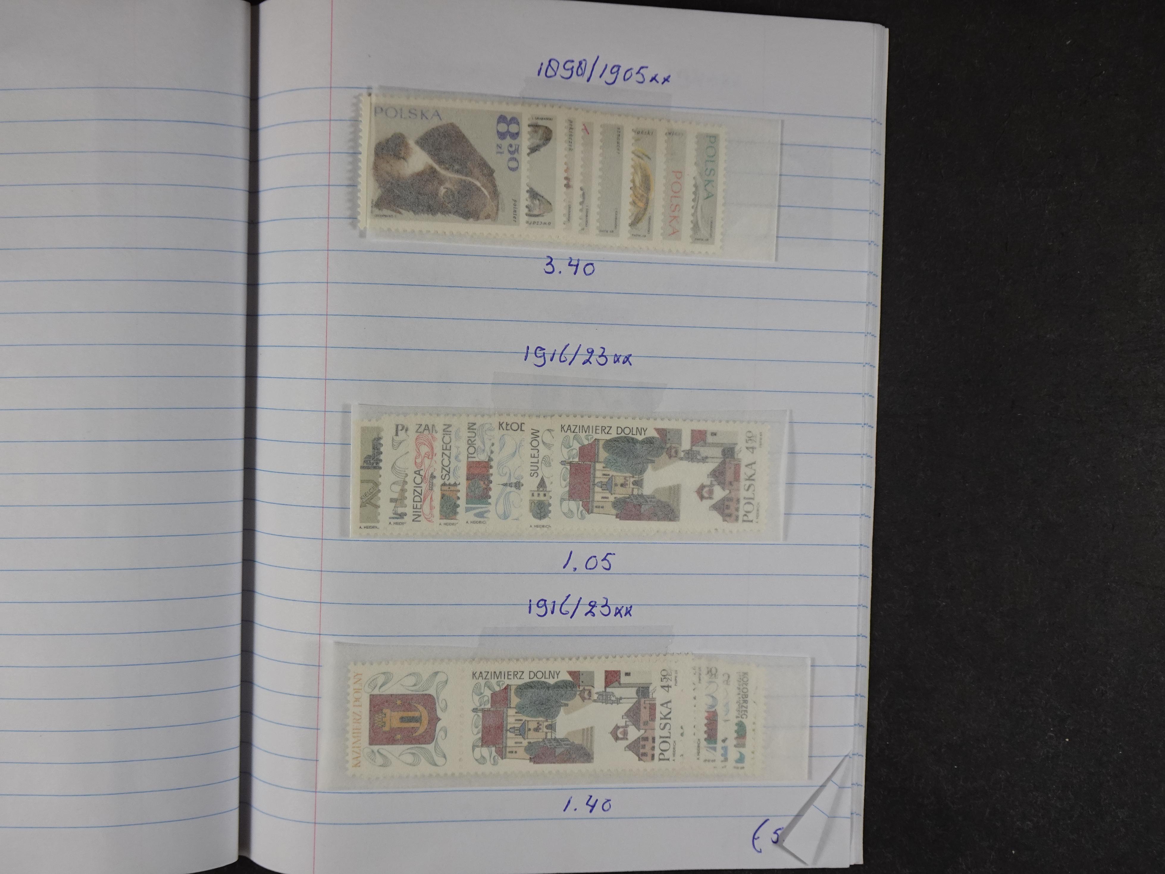 Mooie partij gelopen Rondzendboekjes.
Veel postfris.
Enorme restwaarde 179