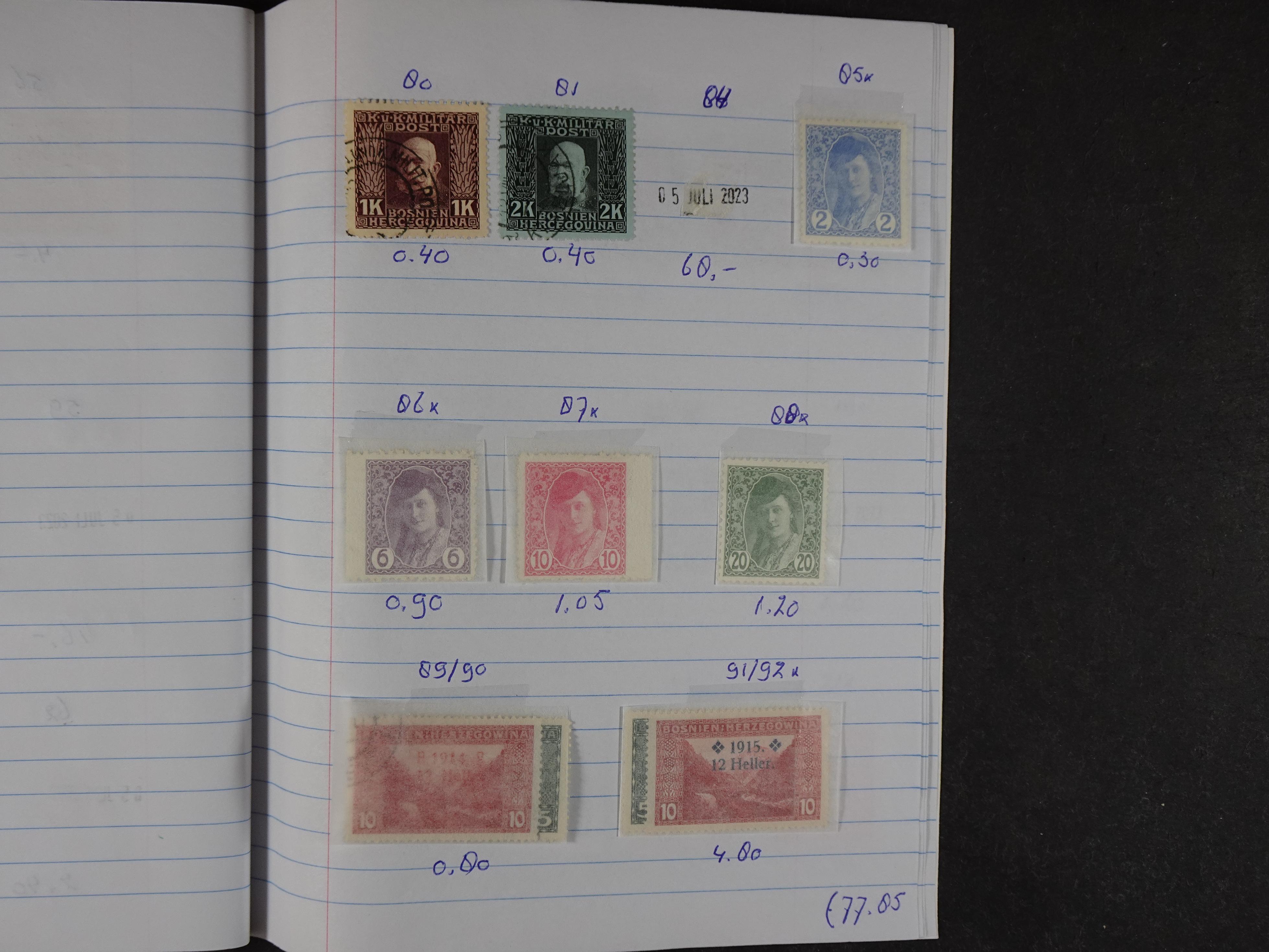 Mooie partij gelopen Rondzendboekjes.
Veel postfris.
Enorme restwaarde 185