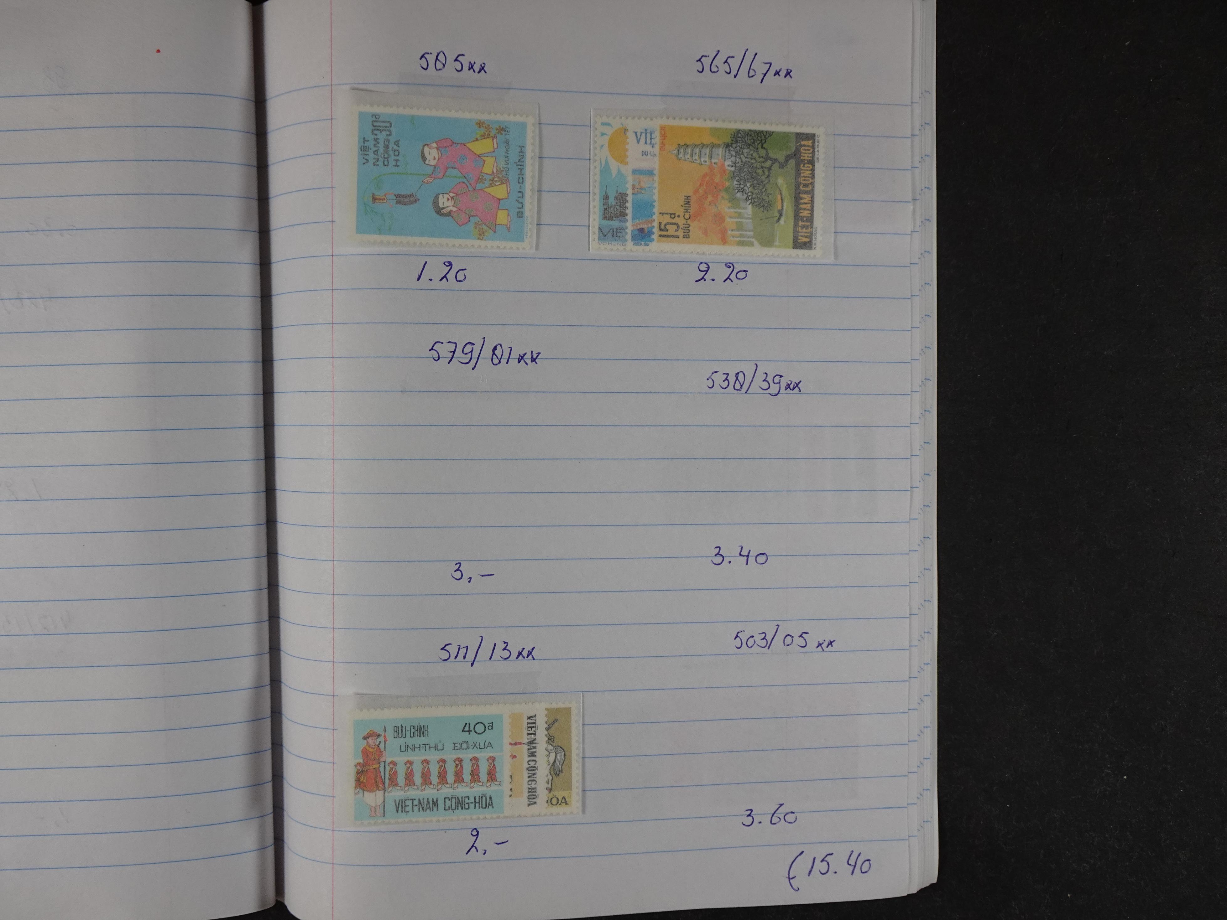 Mooie partij gelopen Rondzendboekjes.
Veel postfris.
Enorme restwaarde 216