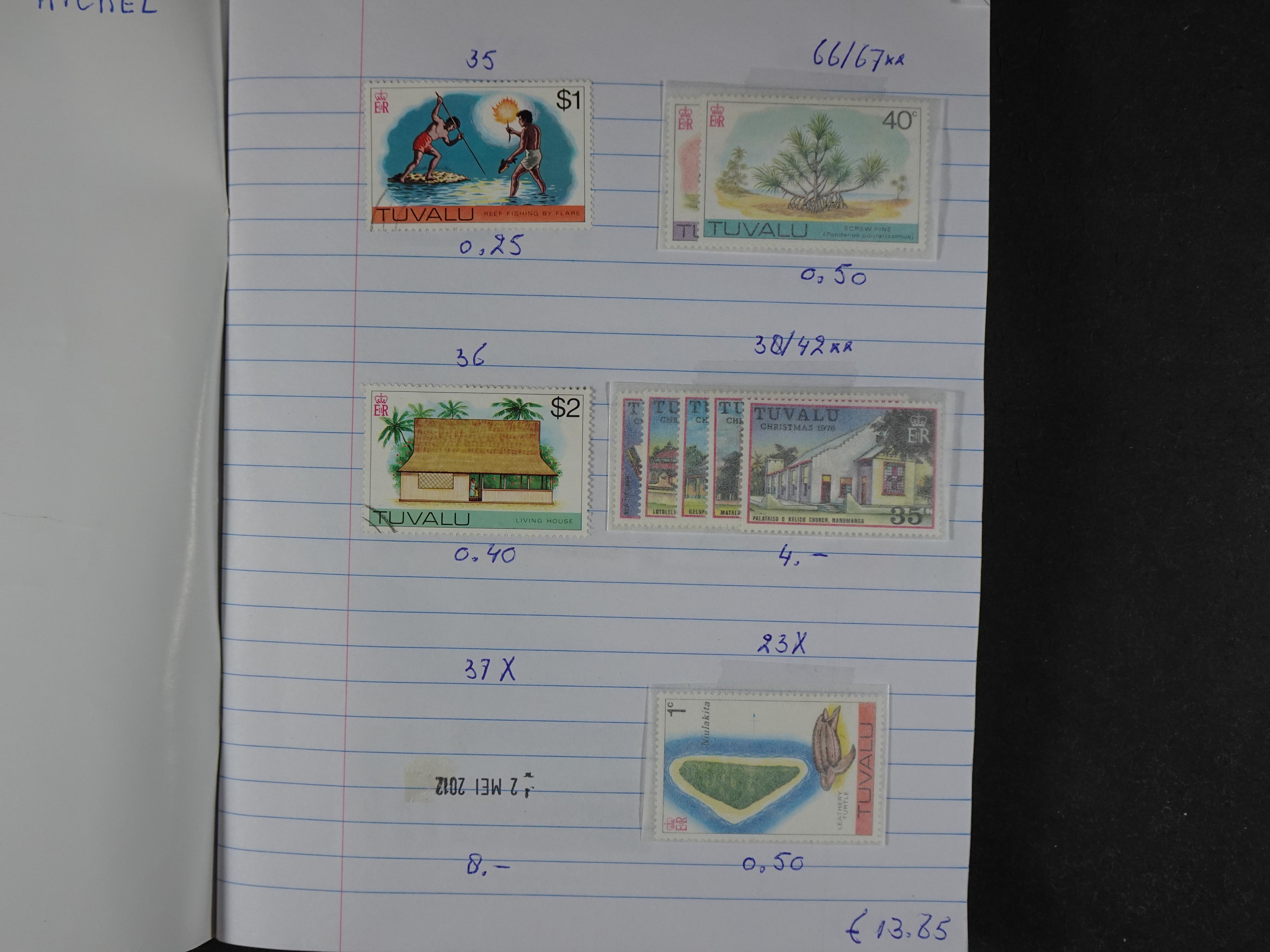 Mooie partij gelopen Rondzendboekjes.
Veel postfris.
Enorme restwaarde 229